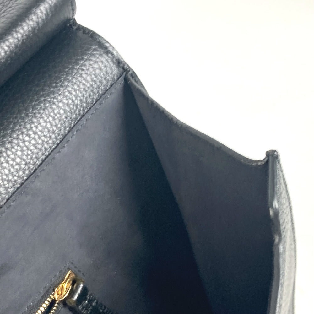 FENDI Business bag 7VA462 leather black Bag Handbag Tote Bag Briefcase Double Face unisex(Unisex) Used