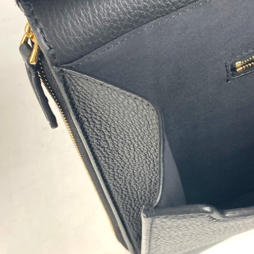 FENDI Business bag 7VA462 leather black Bag Handbag Tote Bag Briefcase Double Face unisex(Unisex) Used
