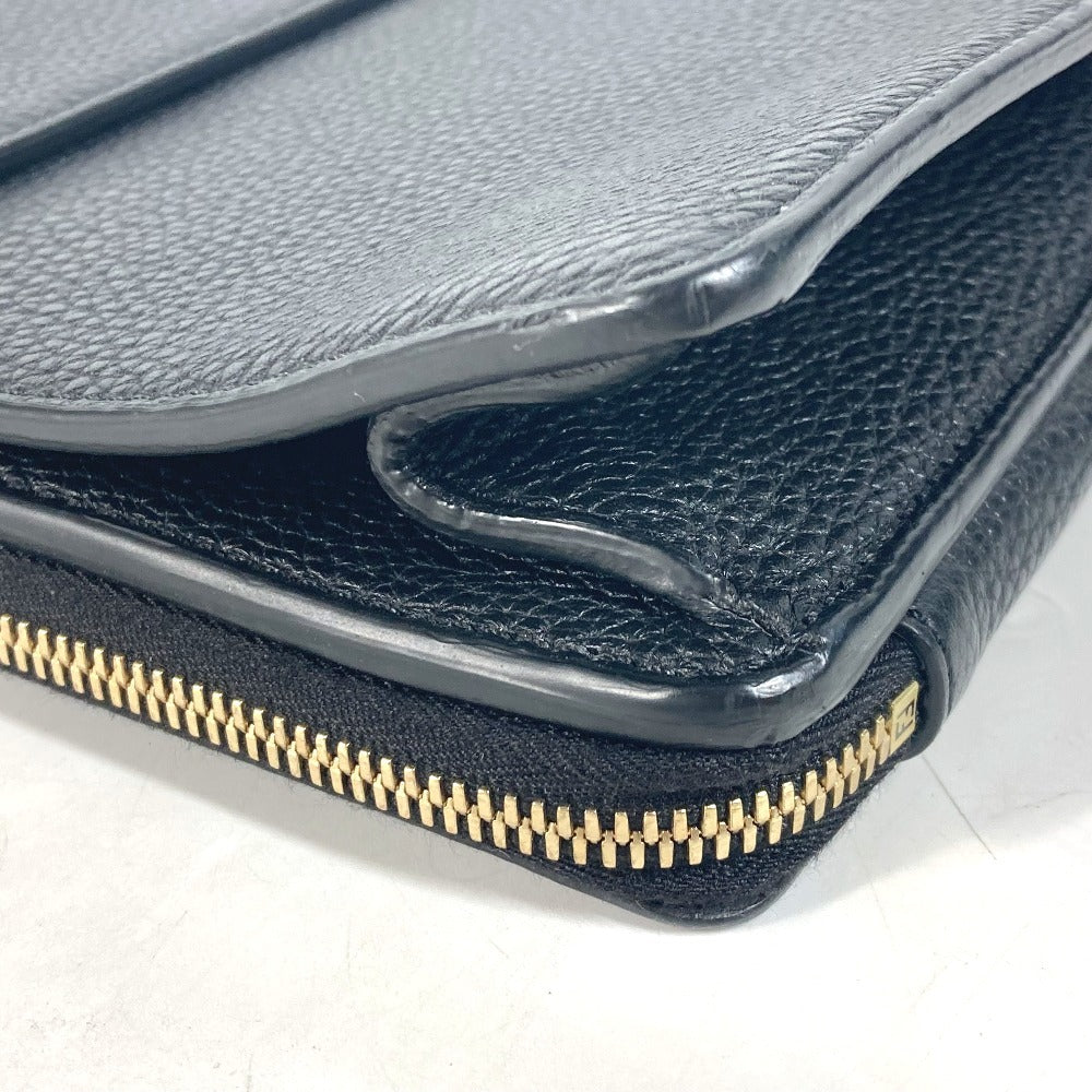 FENDI Business bag 7VA462 leather black Bag Handbag Tote Bag Briefcase Double Face unisex(Unisex) Used