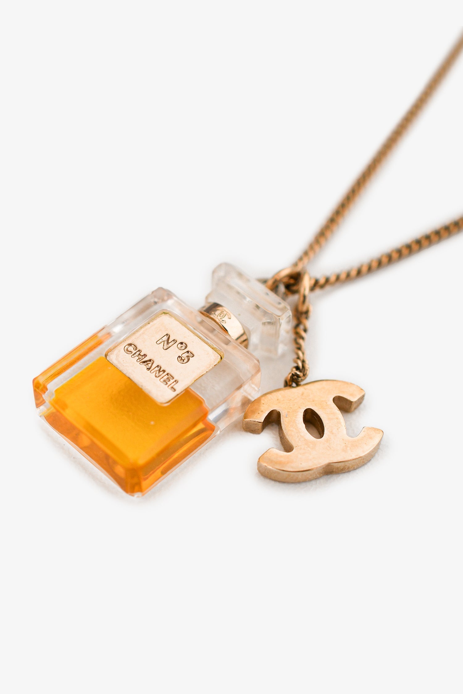 Chanel™ No.5 Perfume Bottom Necklace