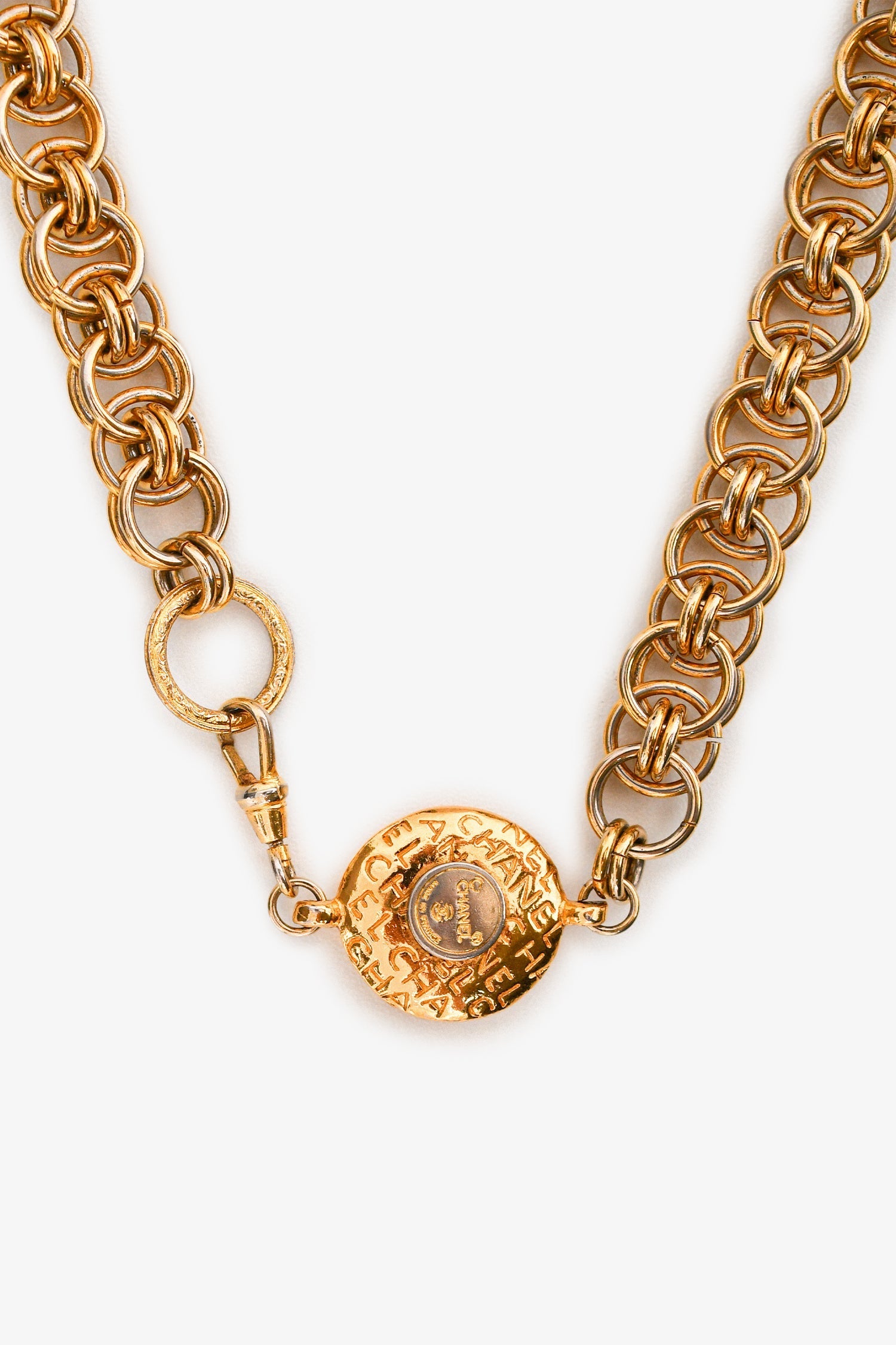 Chanel™ Gold Tone Coco Chanel Chain Choker