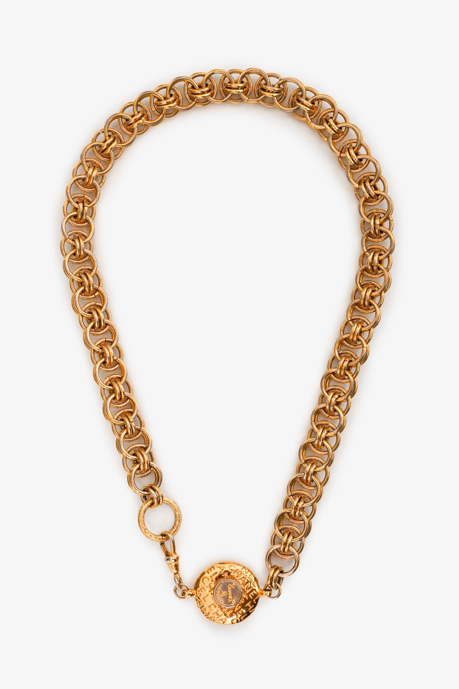 Chanel™ Gold Tone Coco Chanel Chain Choker