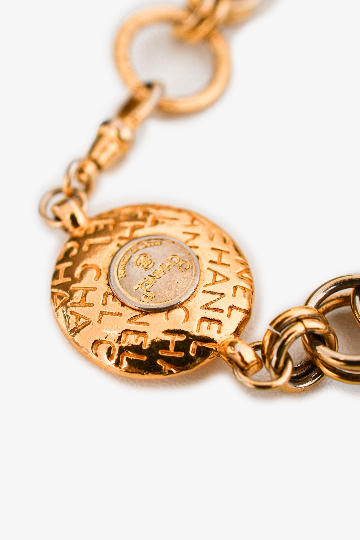 Chanel™ Gold Tone Coco Chanel Chain Choker