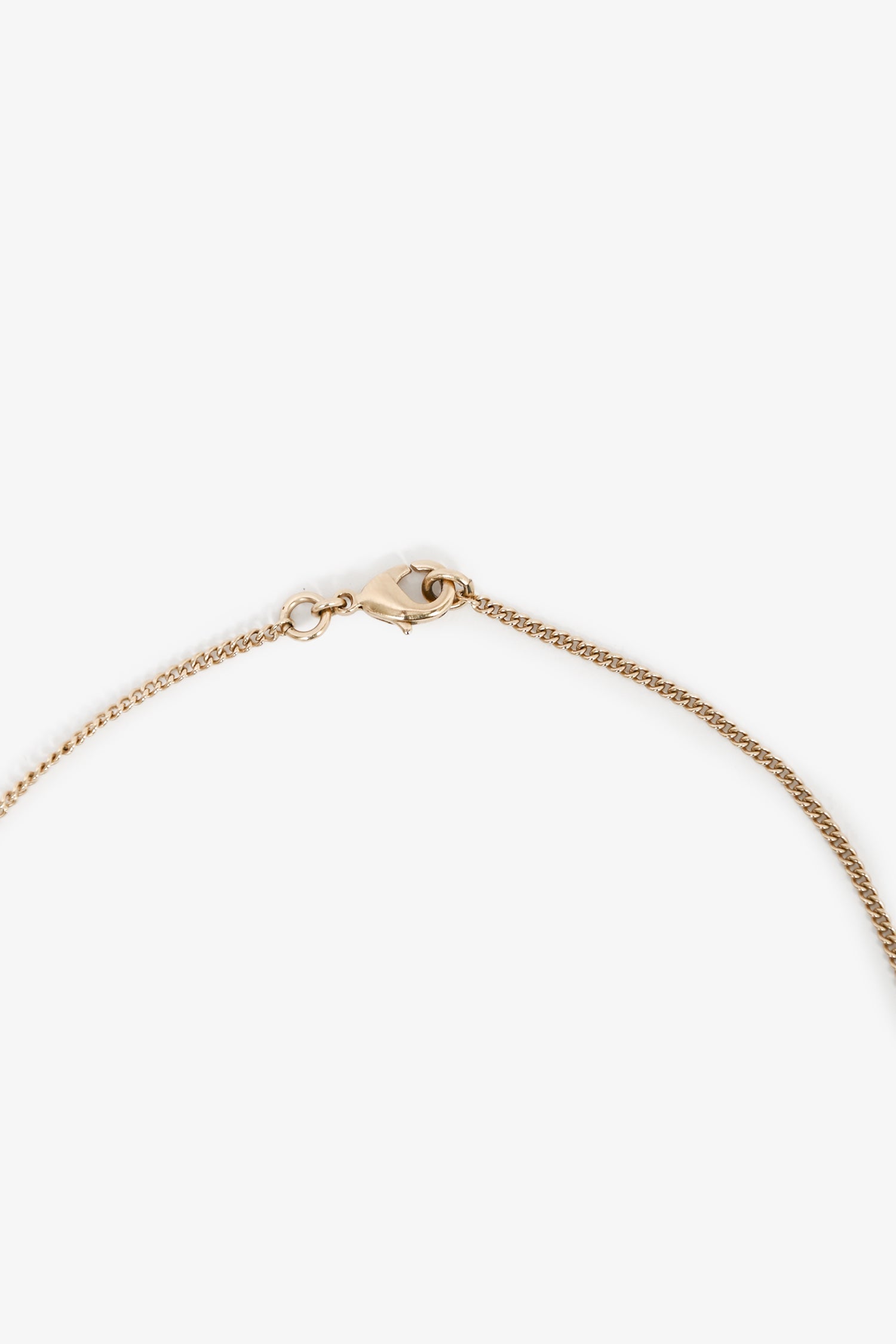 Chanel™ 2012 Gold Toned 'CC' Faux Pearl Drop Necklace