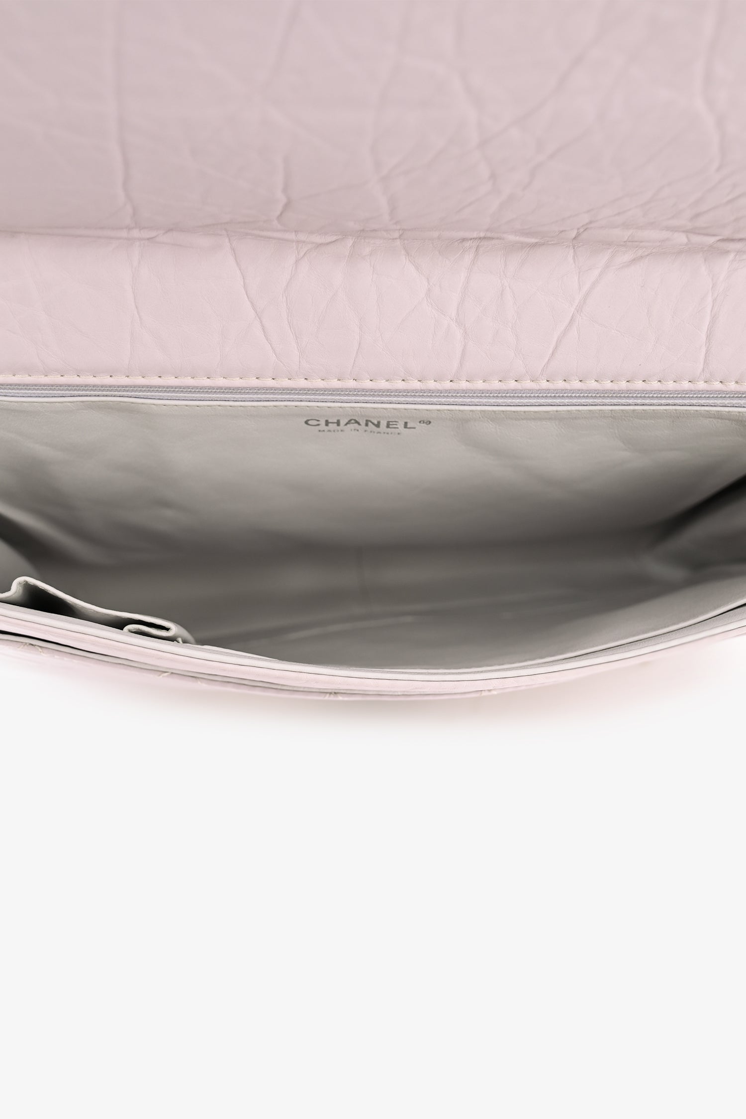 Chanel™ 2008/9 Grey Leather Quilted 2.55 Reissue XL Bag