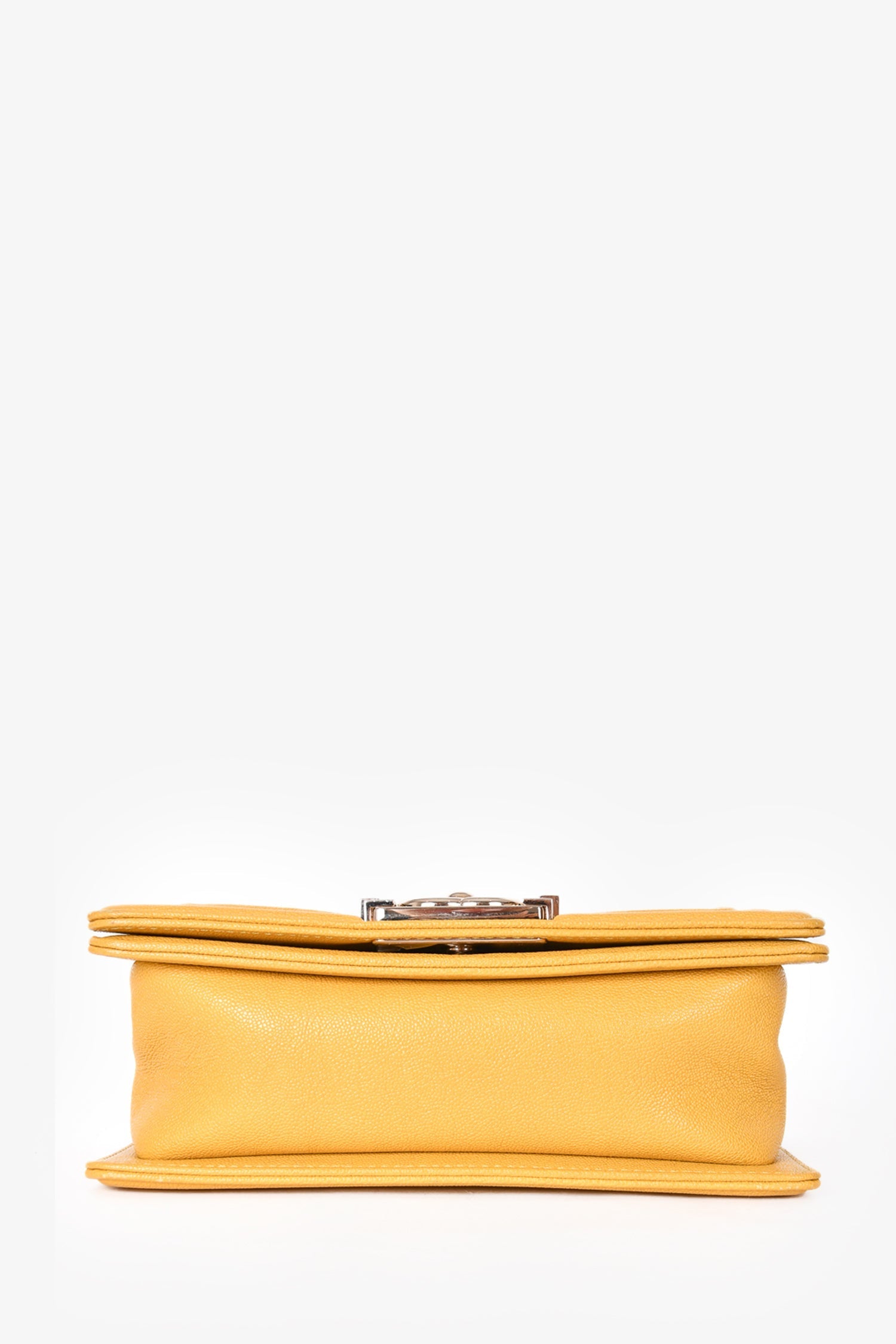 Chanel™ 2019/20 Yellow Caviar Leather Small Boy Bag