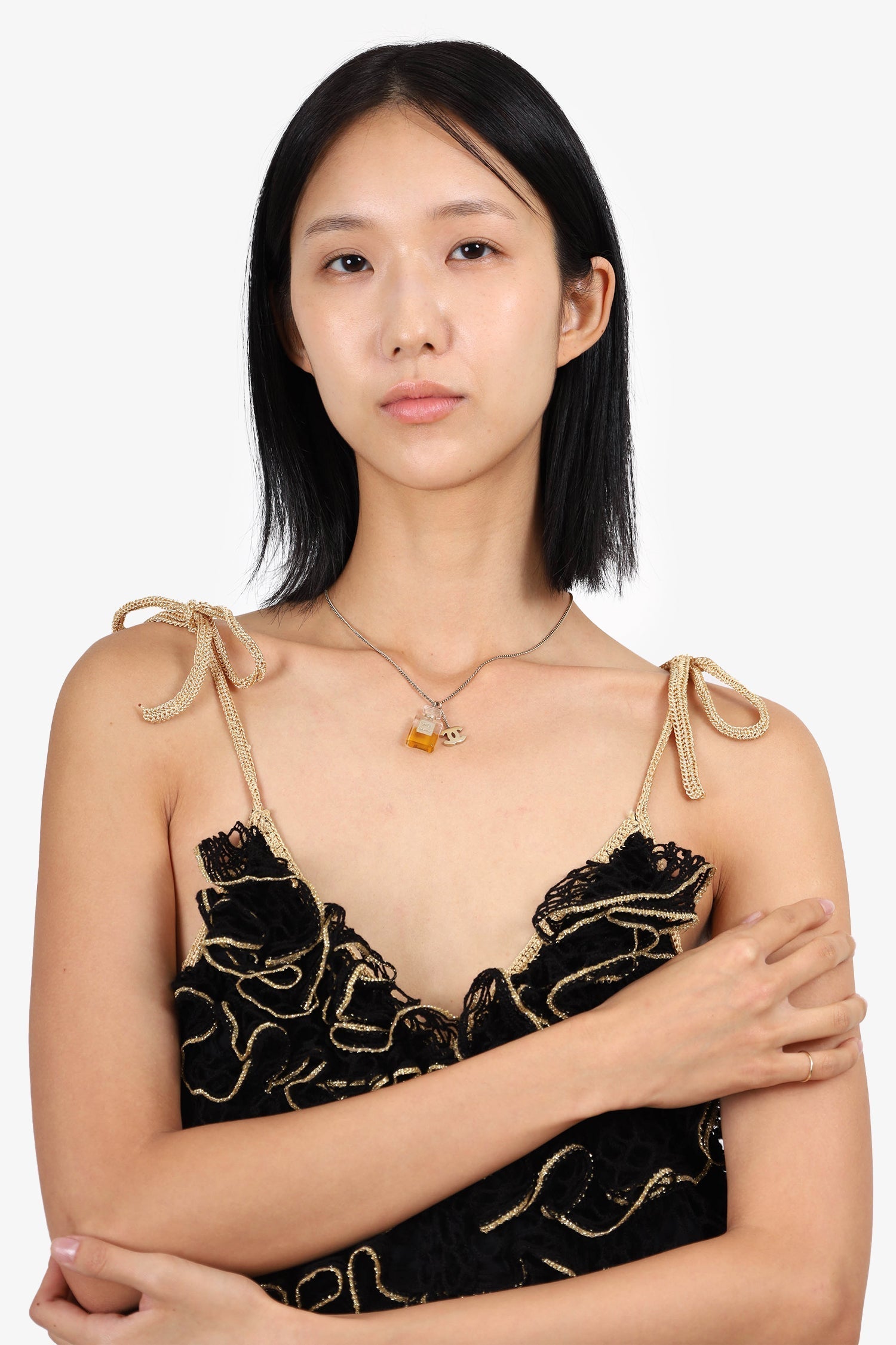 Chanel™ No.5 Perfume Bottom Necklace