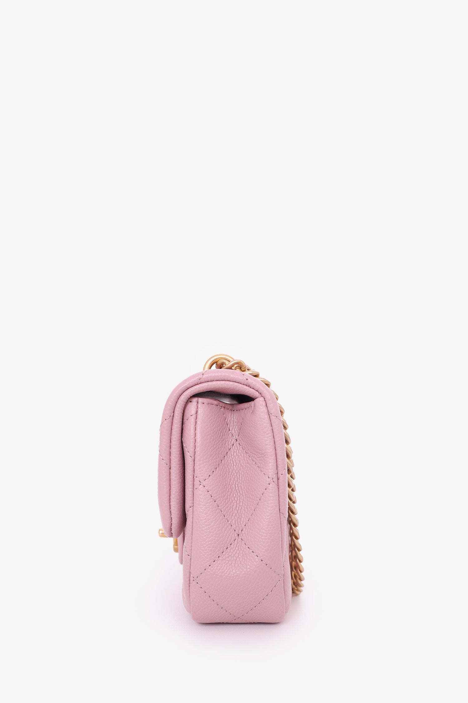 ™ Chanel 2023 Pink Caviar Mini Sweetheart Crush Flap Bag