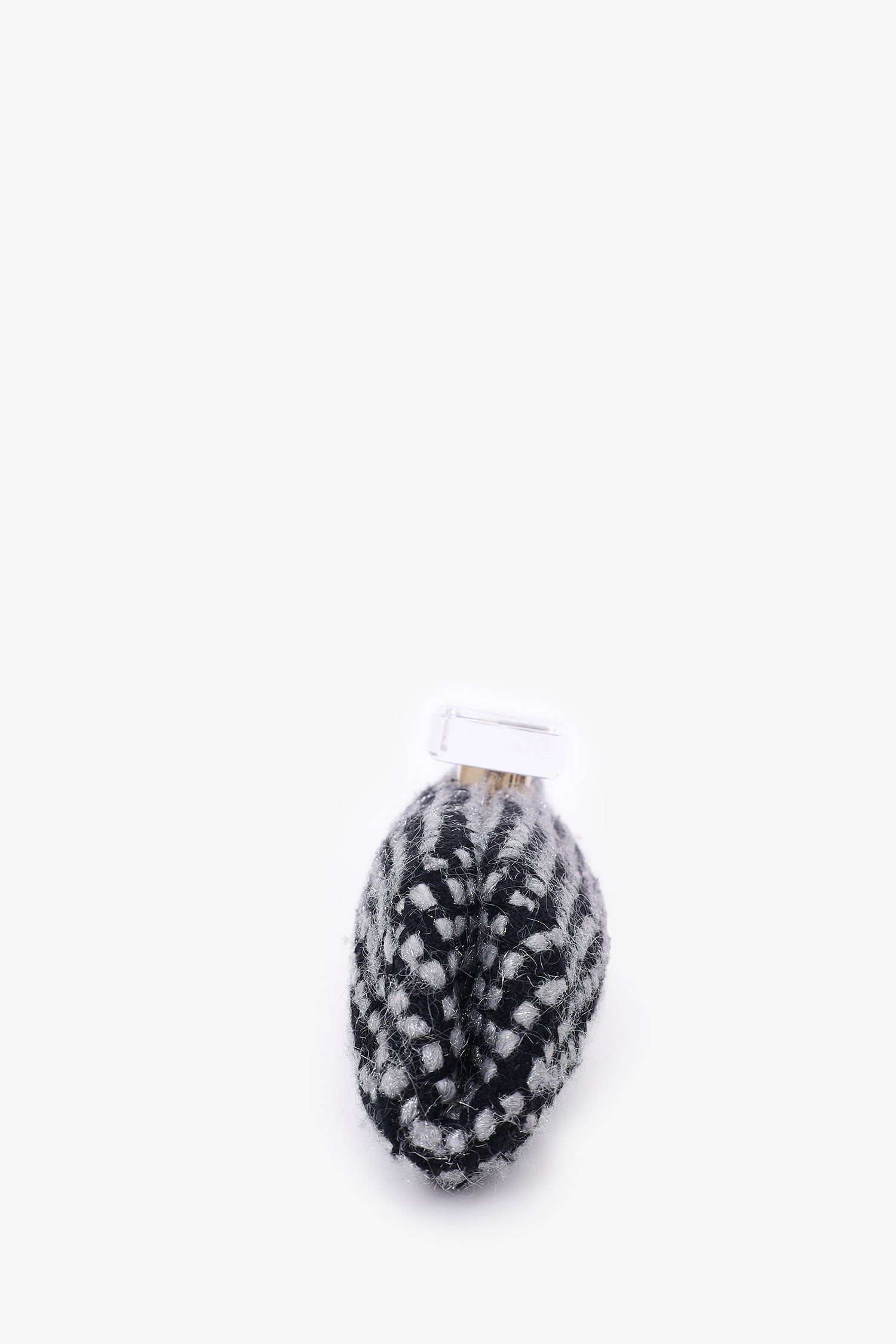 Chanel™ 2002/03 Black/Silver Tweed Clutch
