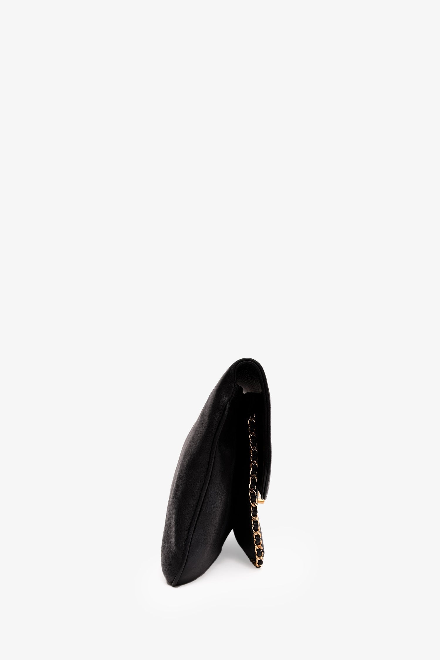 Chanel™ 2017/18 Black Lambskin 'Unchained' CC Clutch