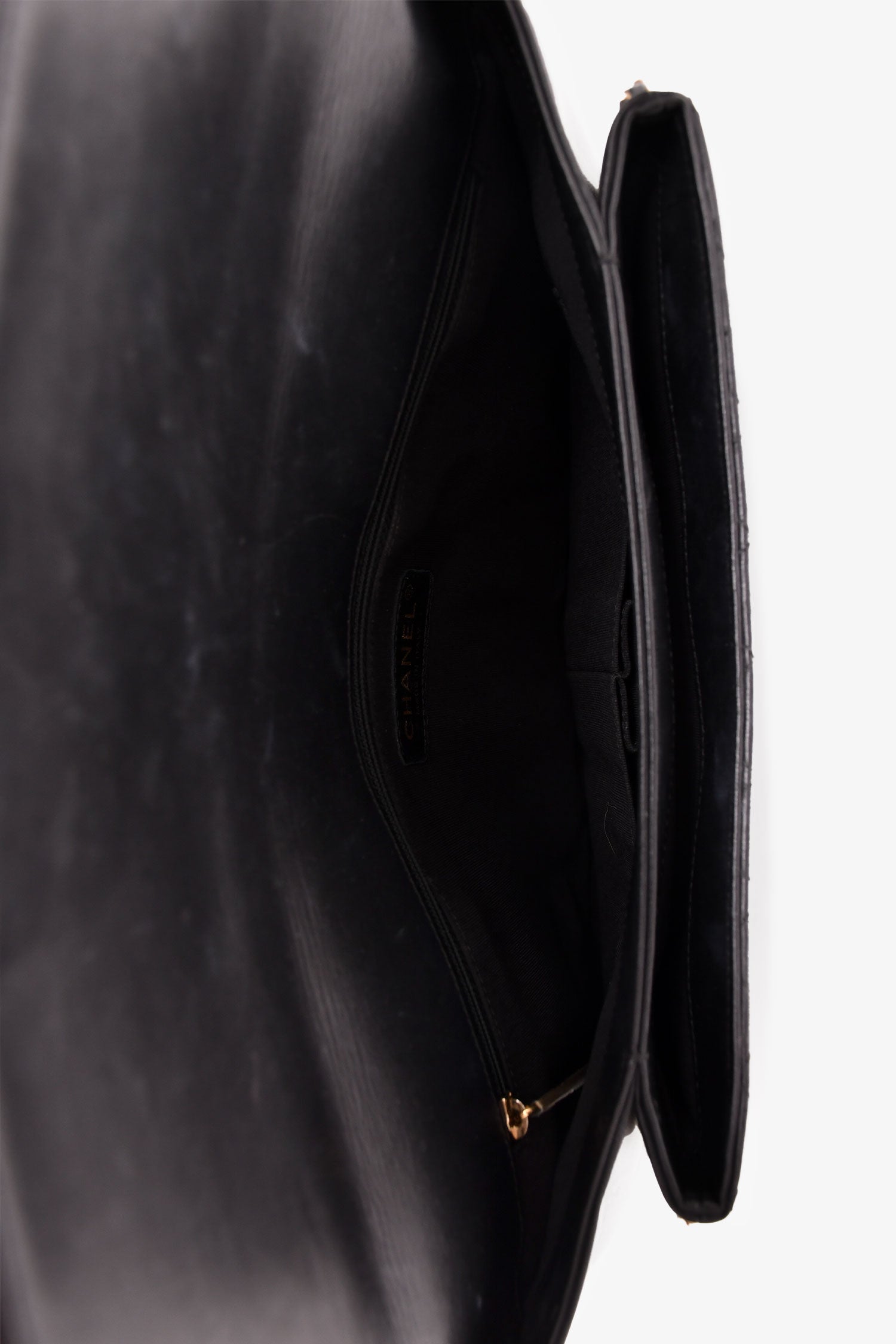 Chanel™ 2017/18 Black Lambskin 'Unchained' CC Clutch
