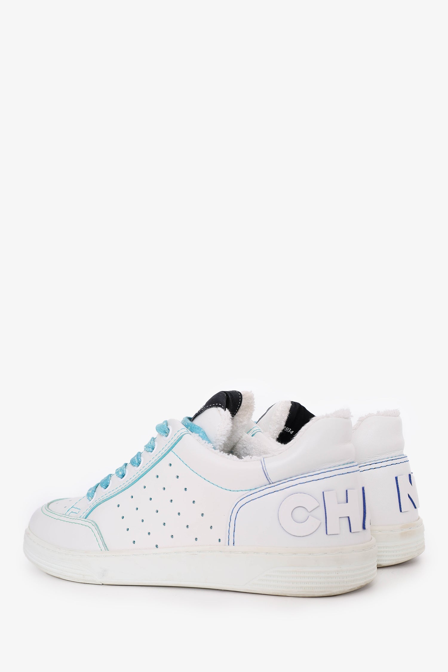 Chanel™ Blue/White Leather Runner Tennis