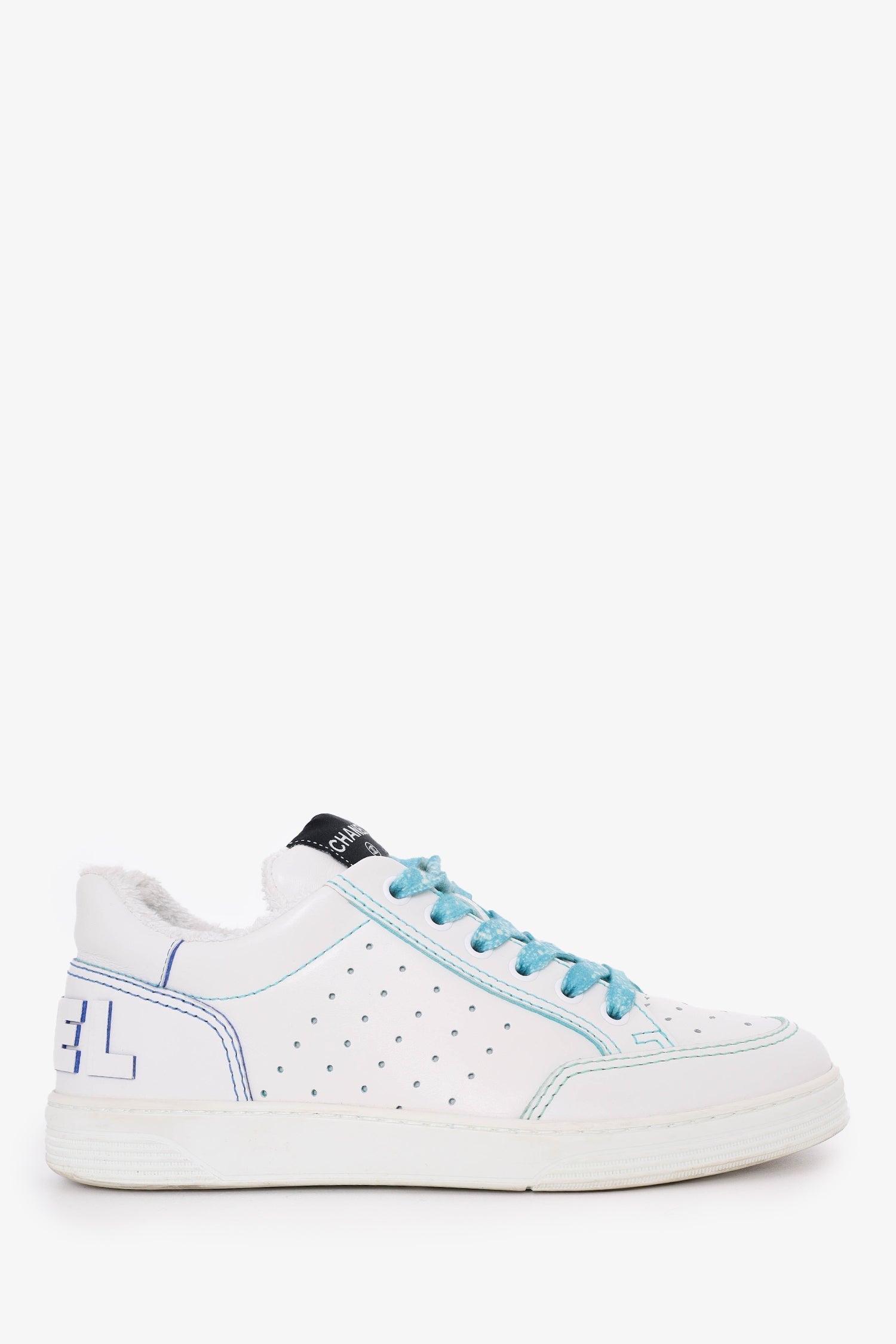 Chanel™ Blue/White Leather Runner Tennis