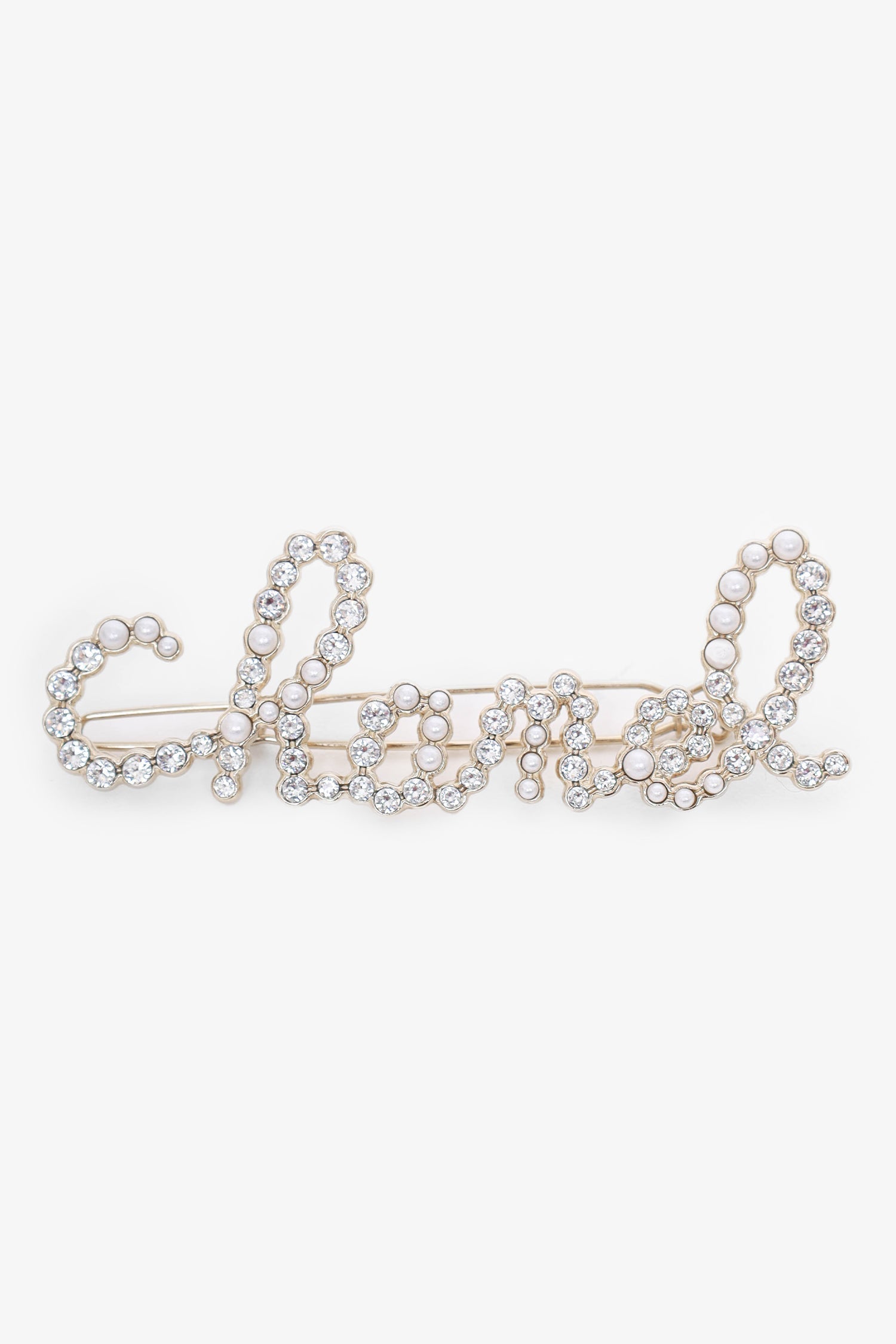 Chanel™ Pearl & Crystal Hairclip