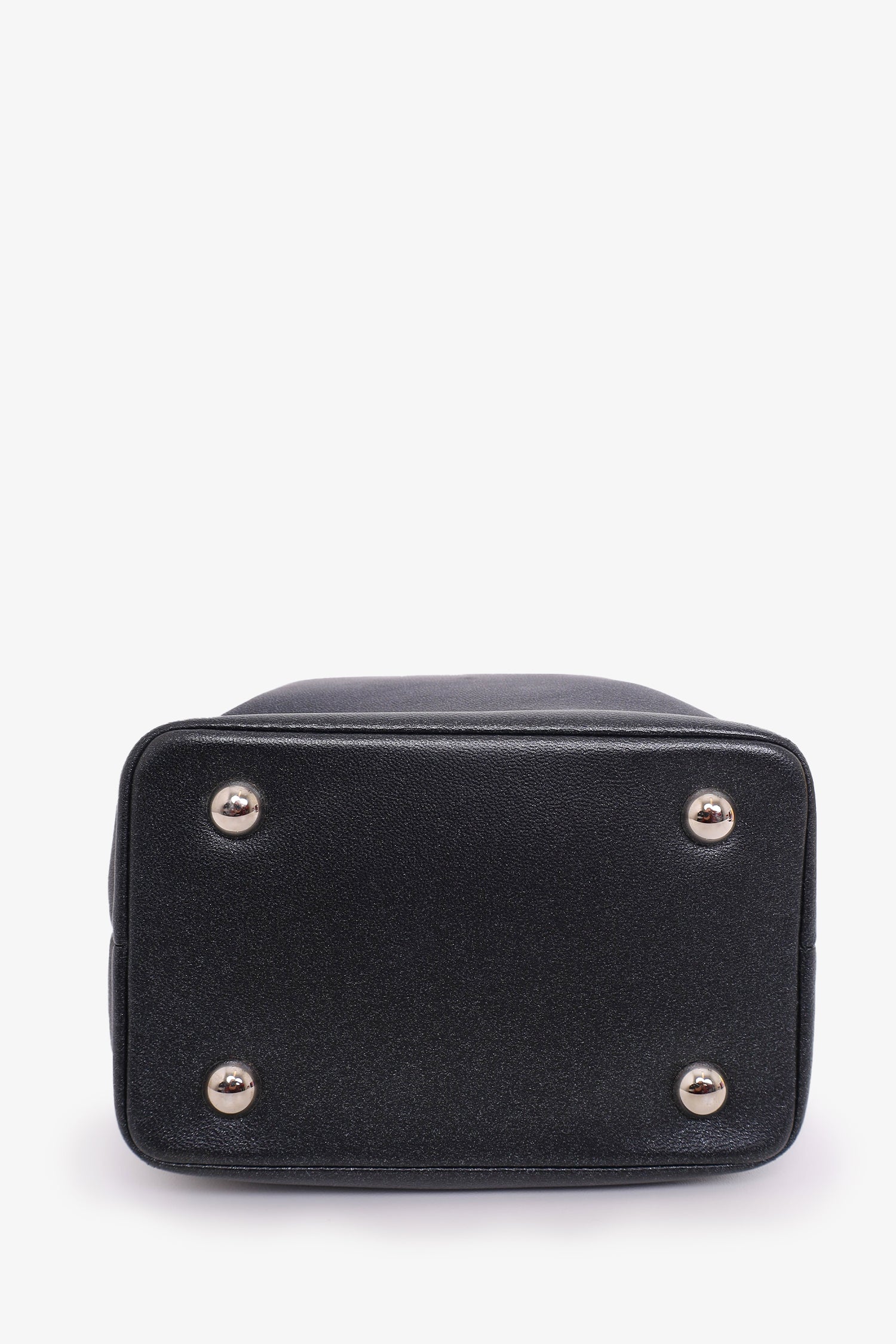 Chanel™ 2016-17 Black Lambskin Quilted CC Vanity With Strap