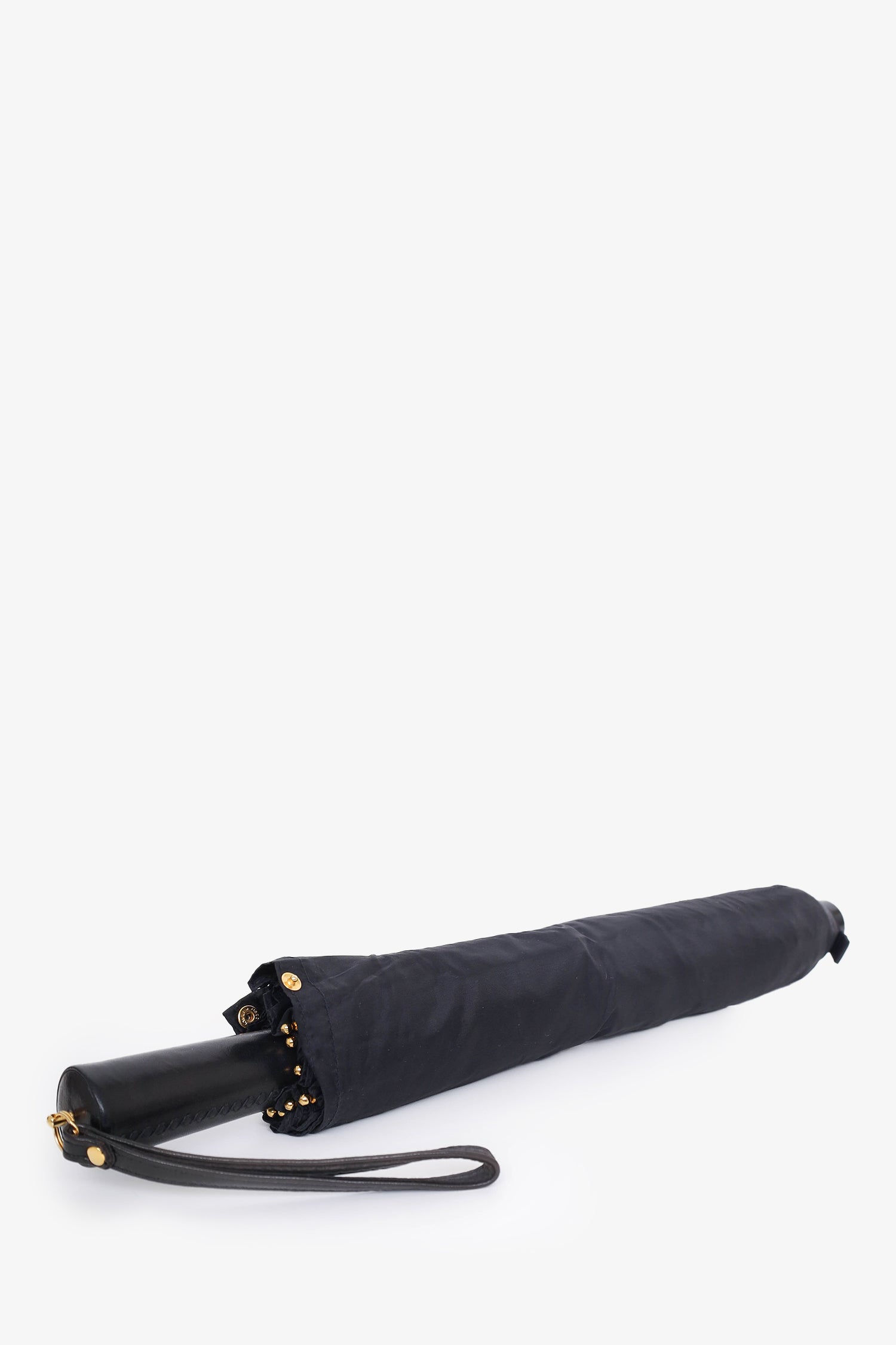 Chanel™ Black Patent Umbrella and Holder
