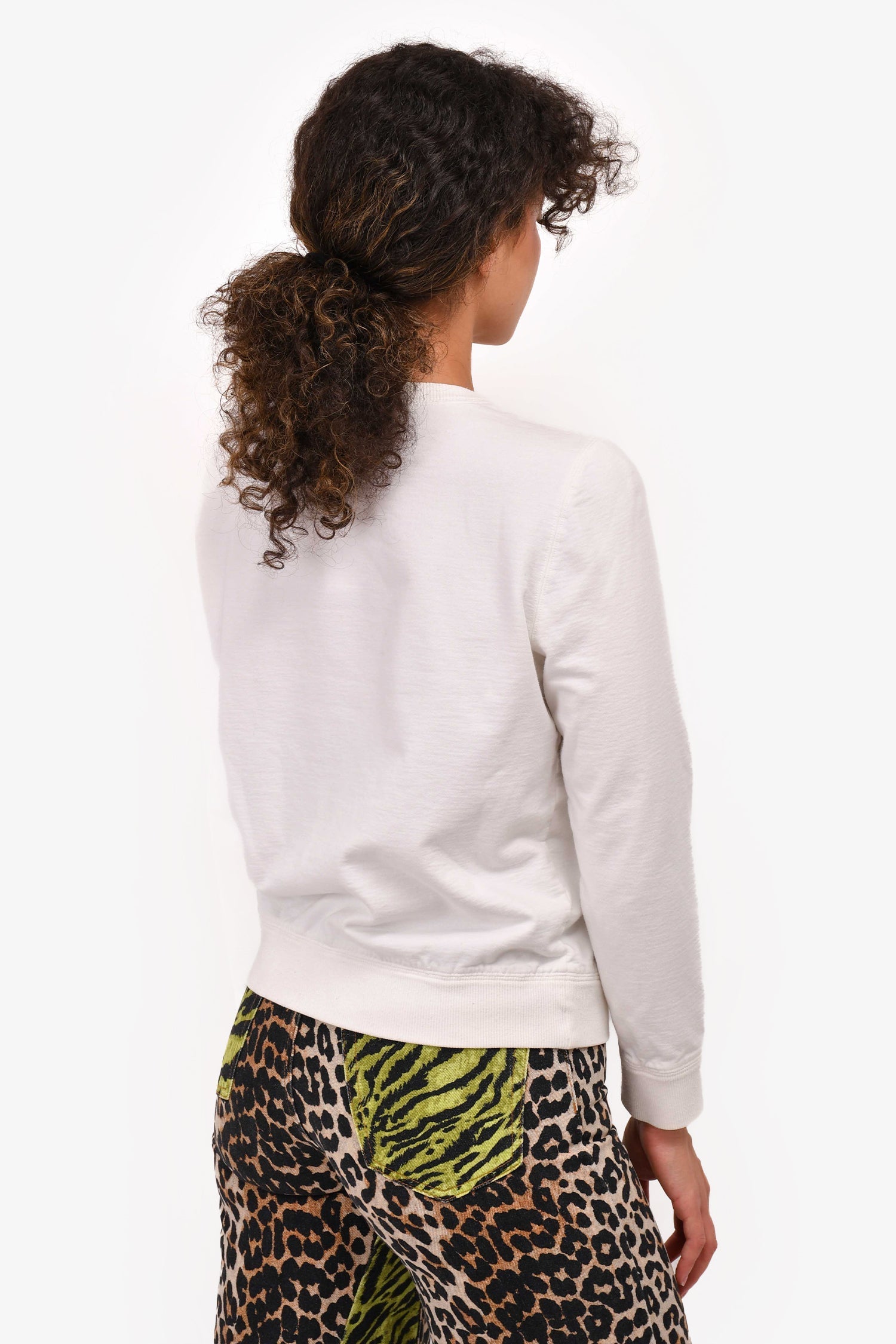 Chanel™ 2017 White 'Gabrielle Chanel' Sweatshirt Size 38