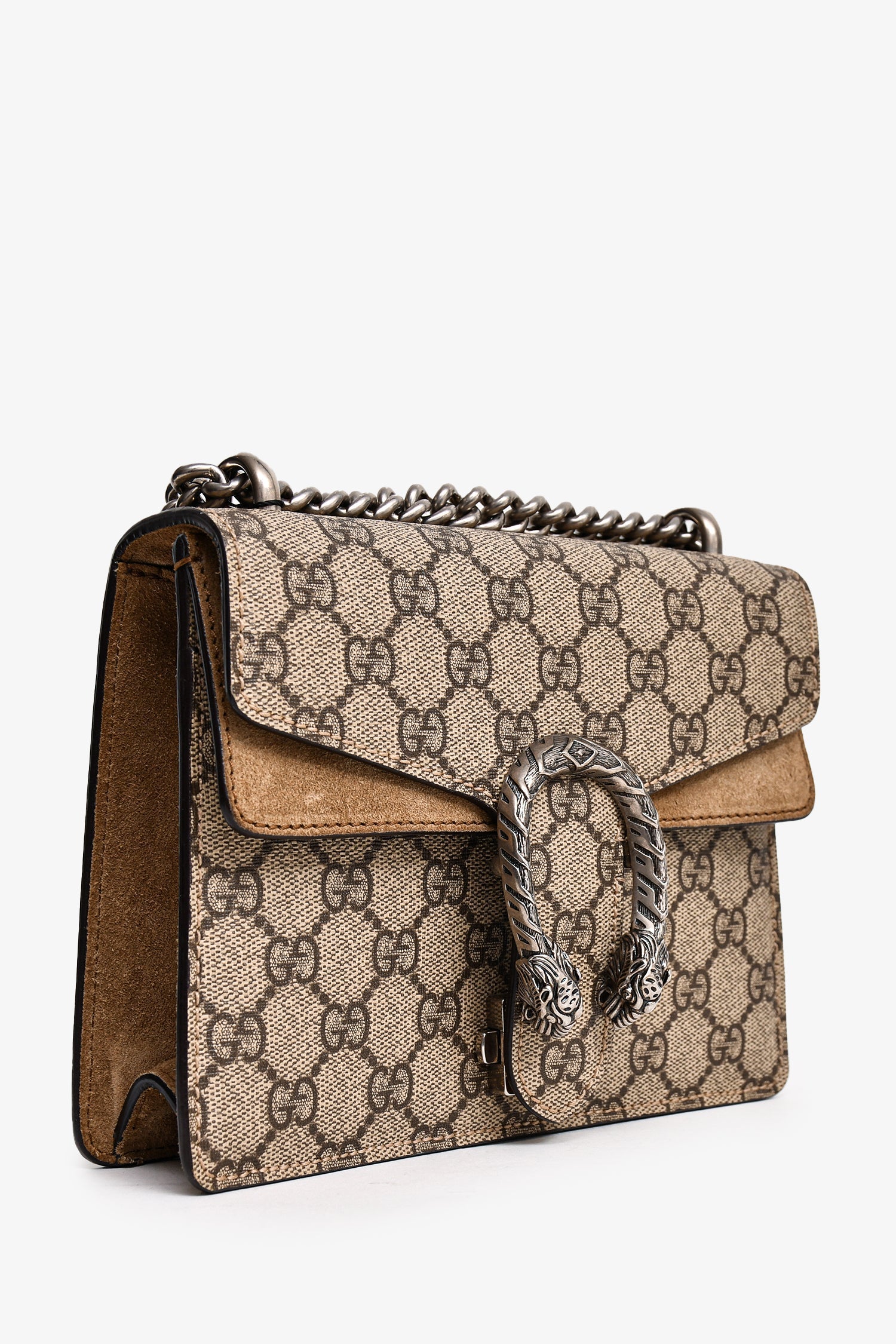 Gucci GG Supreme Monogram Mini Dionysus Chain Shoulder Bag