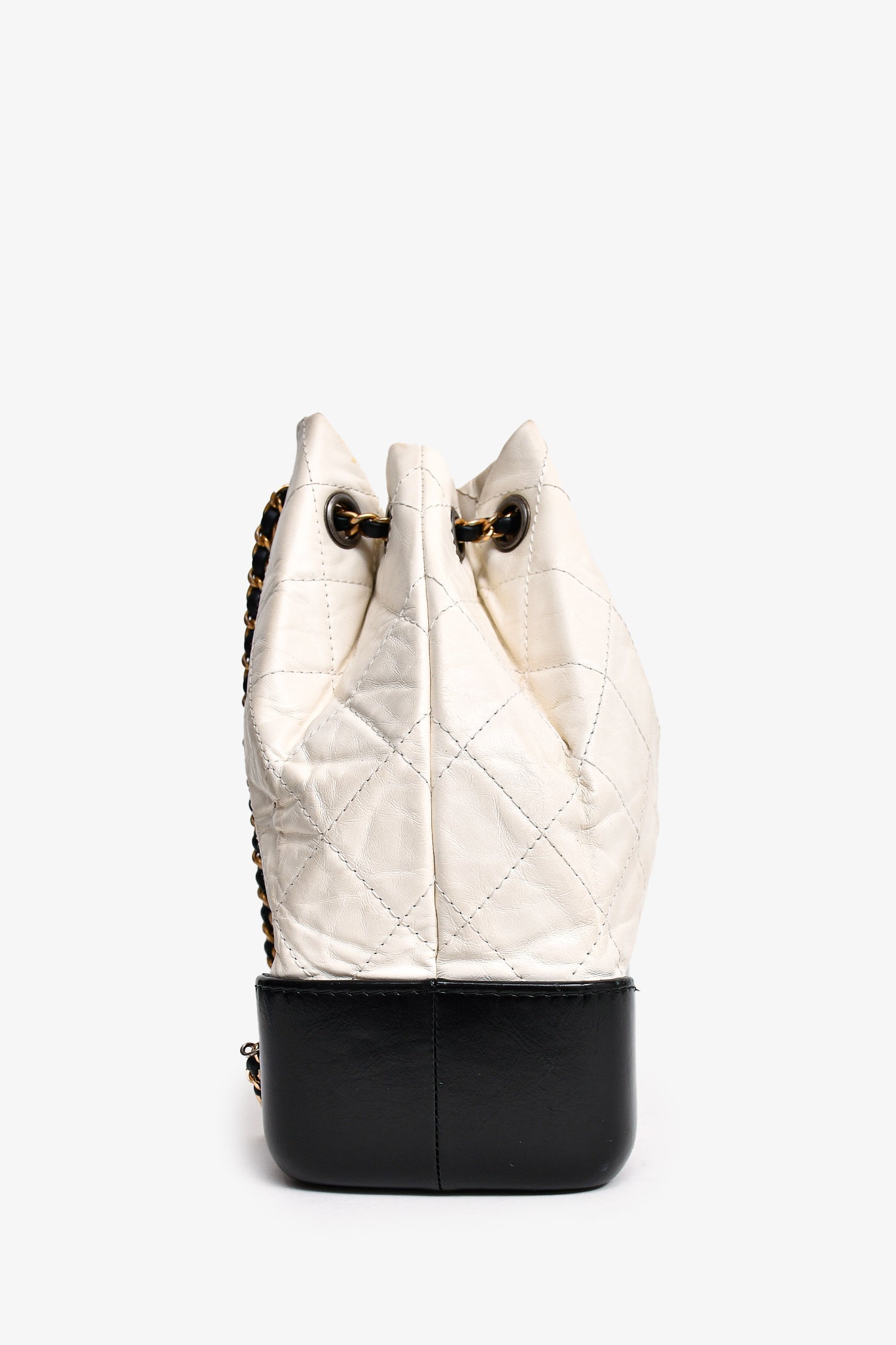 Chanel™ 2018 White/Black Gabrielle Backpack