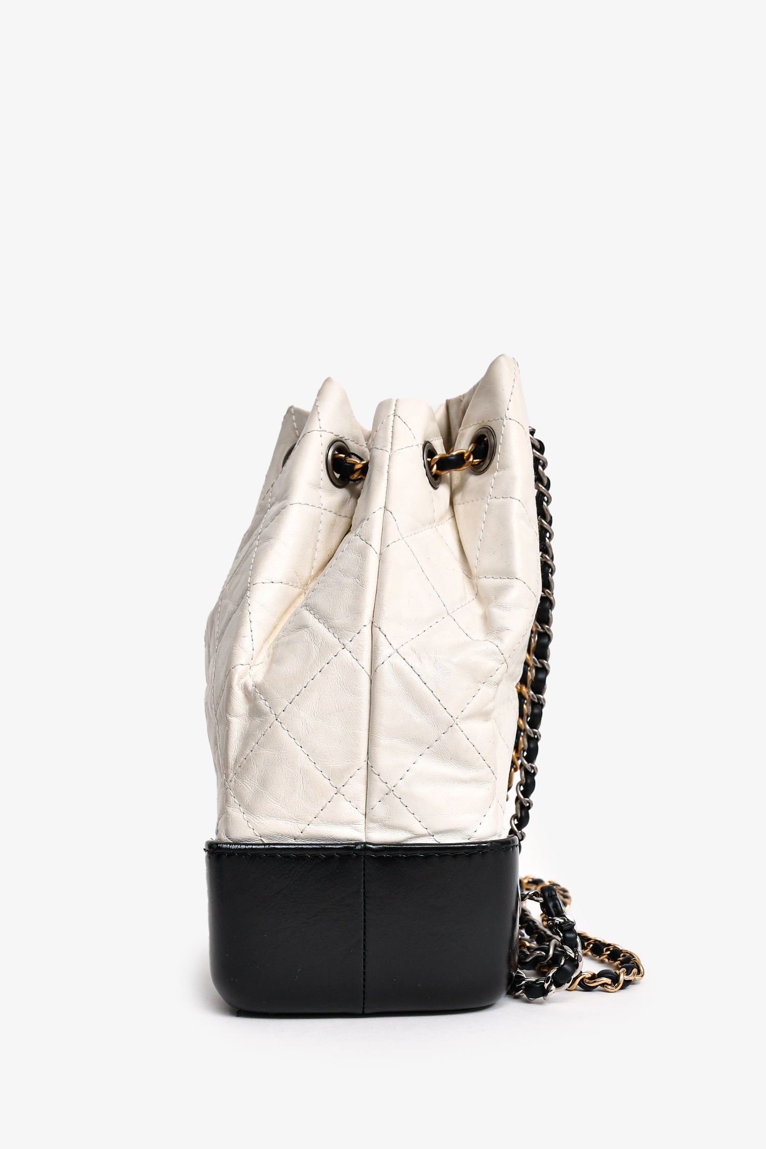 Chanel™ 2018 White/Black Gabrielle Backpack
