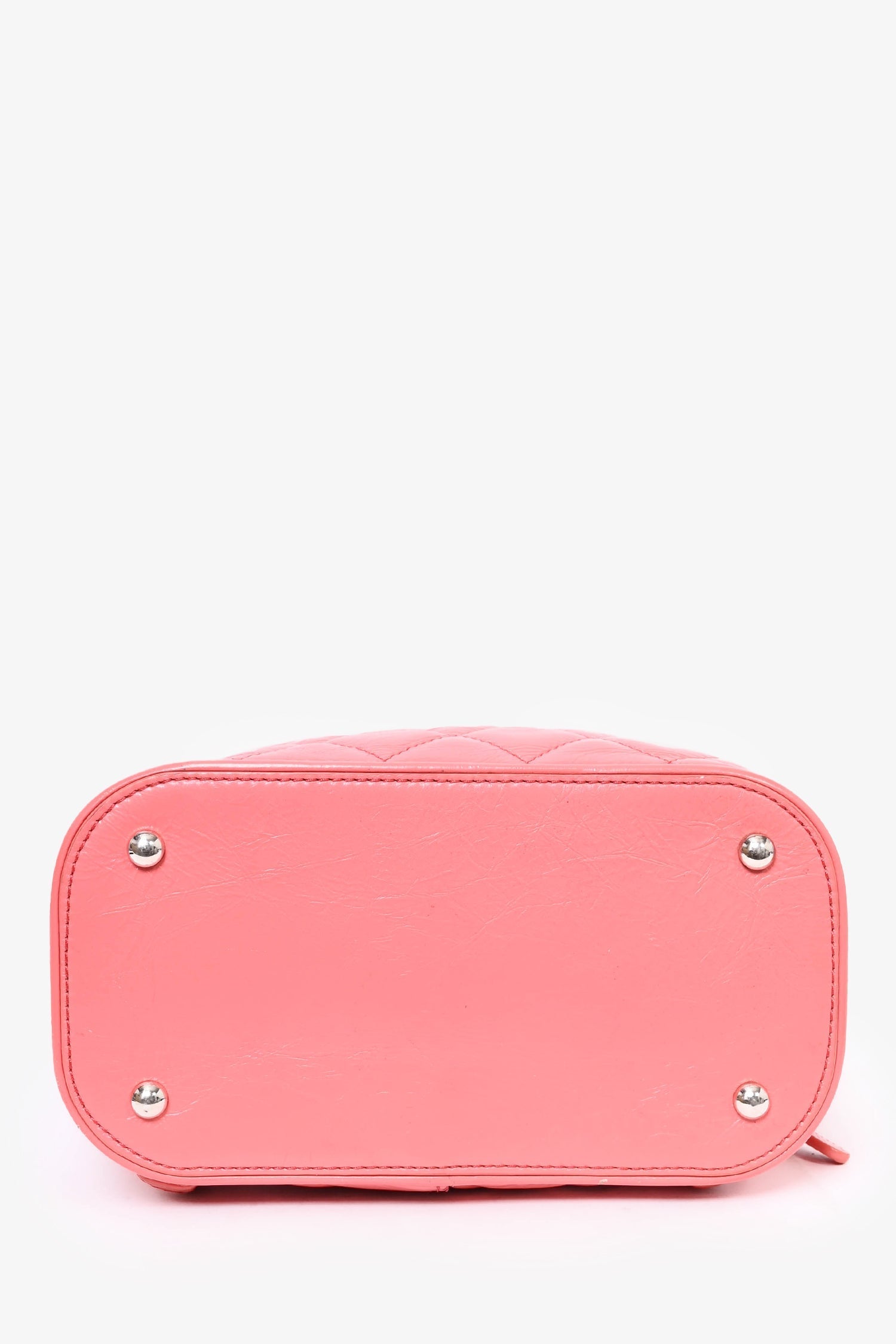 Chanel™ 2018 Pink Calfskin Leather/PVC 'Aquarium' Backpack