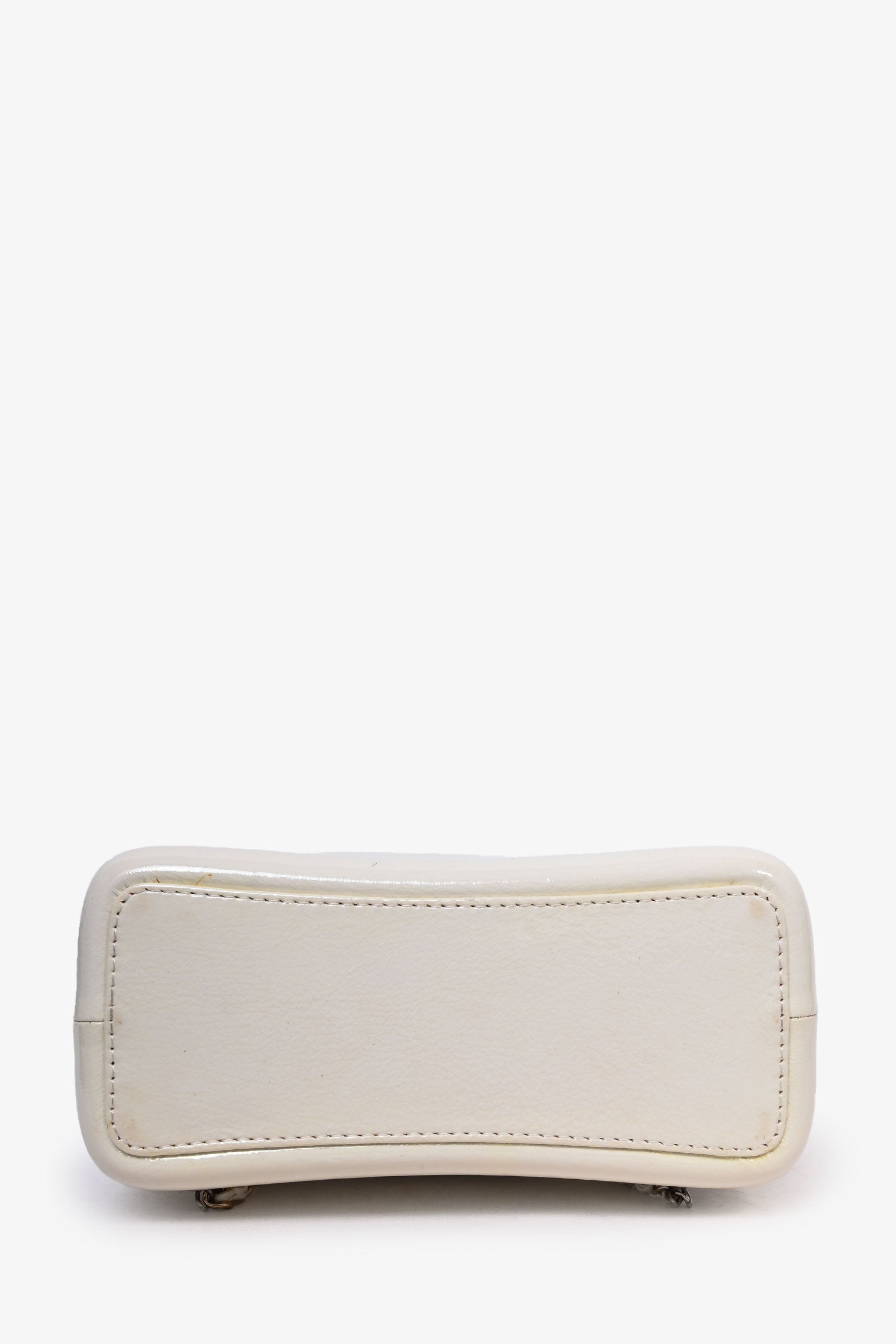 Chanel™ 2018 White Leather/Patent Small Gabrielle Backpack
