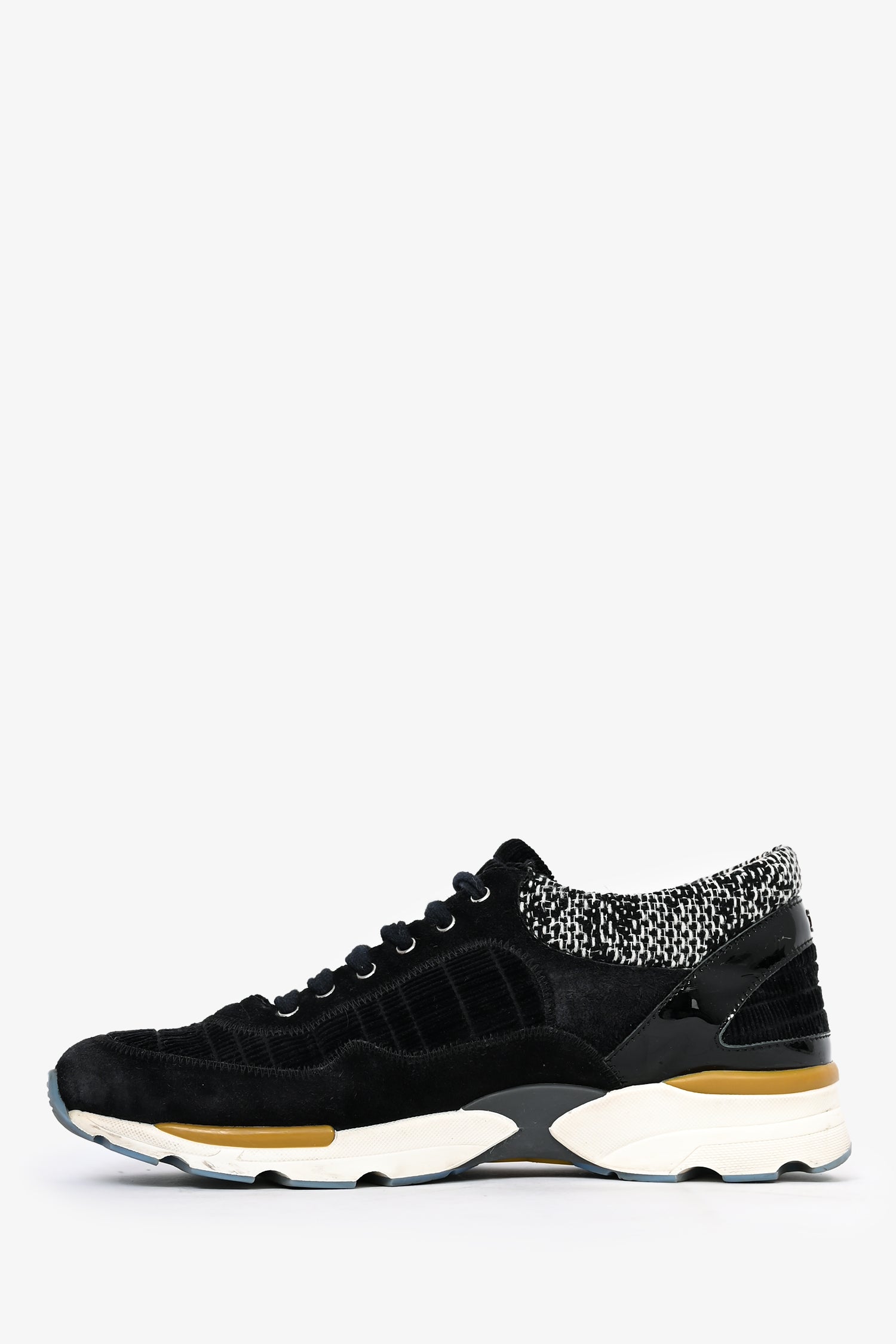 Chanel™ Black Suede Sneakers Size 37