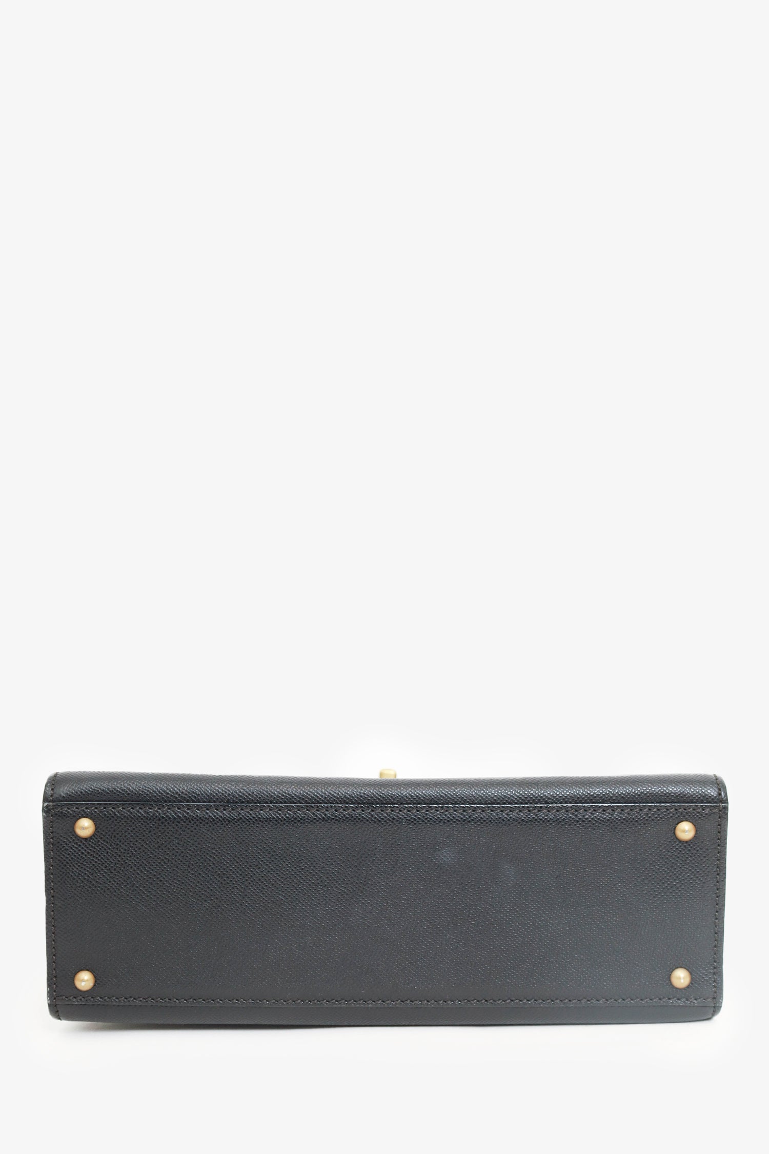 Chanel™ 1997-99 Black Caviar Leather Straight Flap Shoulder Bag