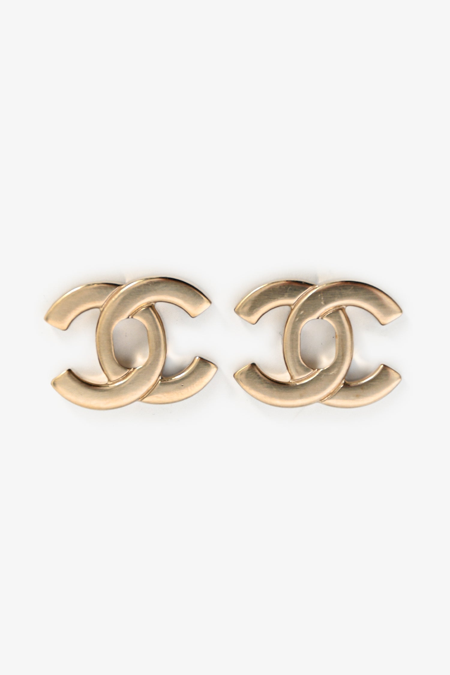 Chanel™ 2018 Interchangable Gold/Multicoloured CC Turnlock Stud Earrings