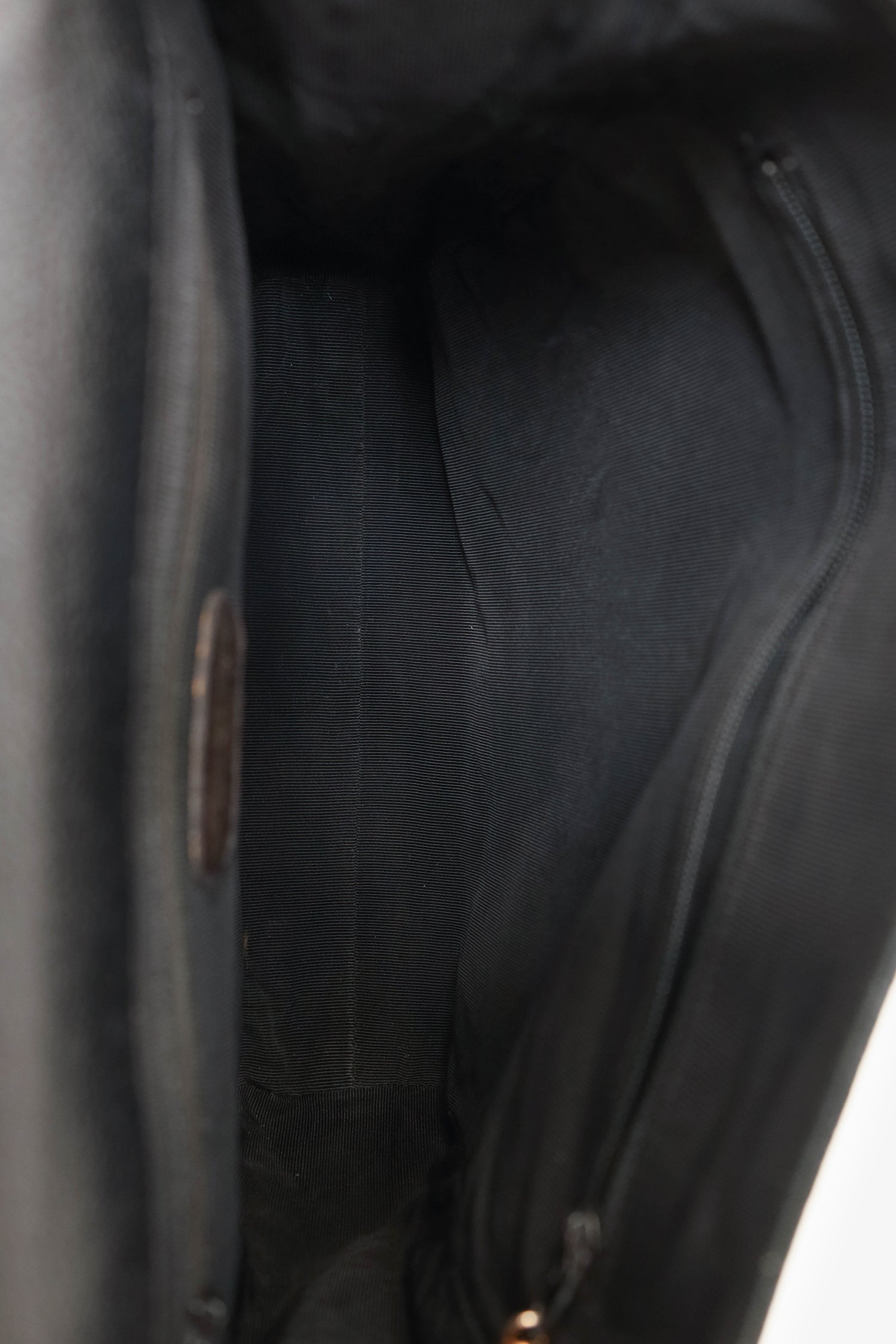 Chanel™ 1996-97 Black Caviar Leather Triple CC Shoulder Bag