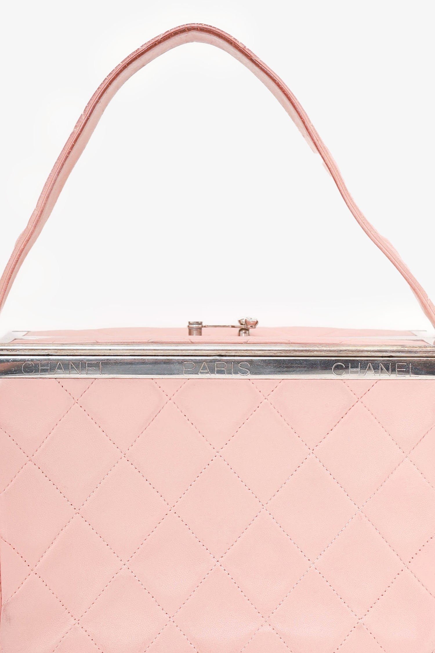 Chanel™ 1996-97 Pink Quilted Lambskin Vanity Box