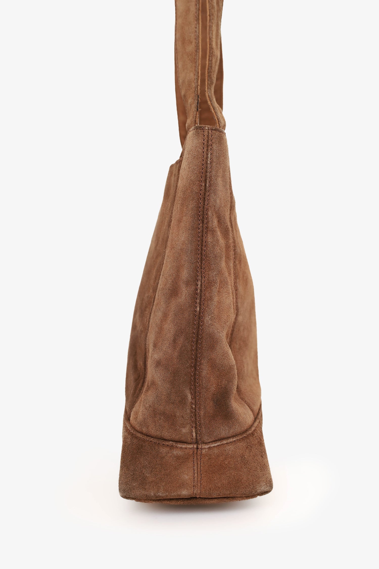 Chanel™ 1997-99 Brown Suede CC Embroidered Tote Bag