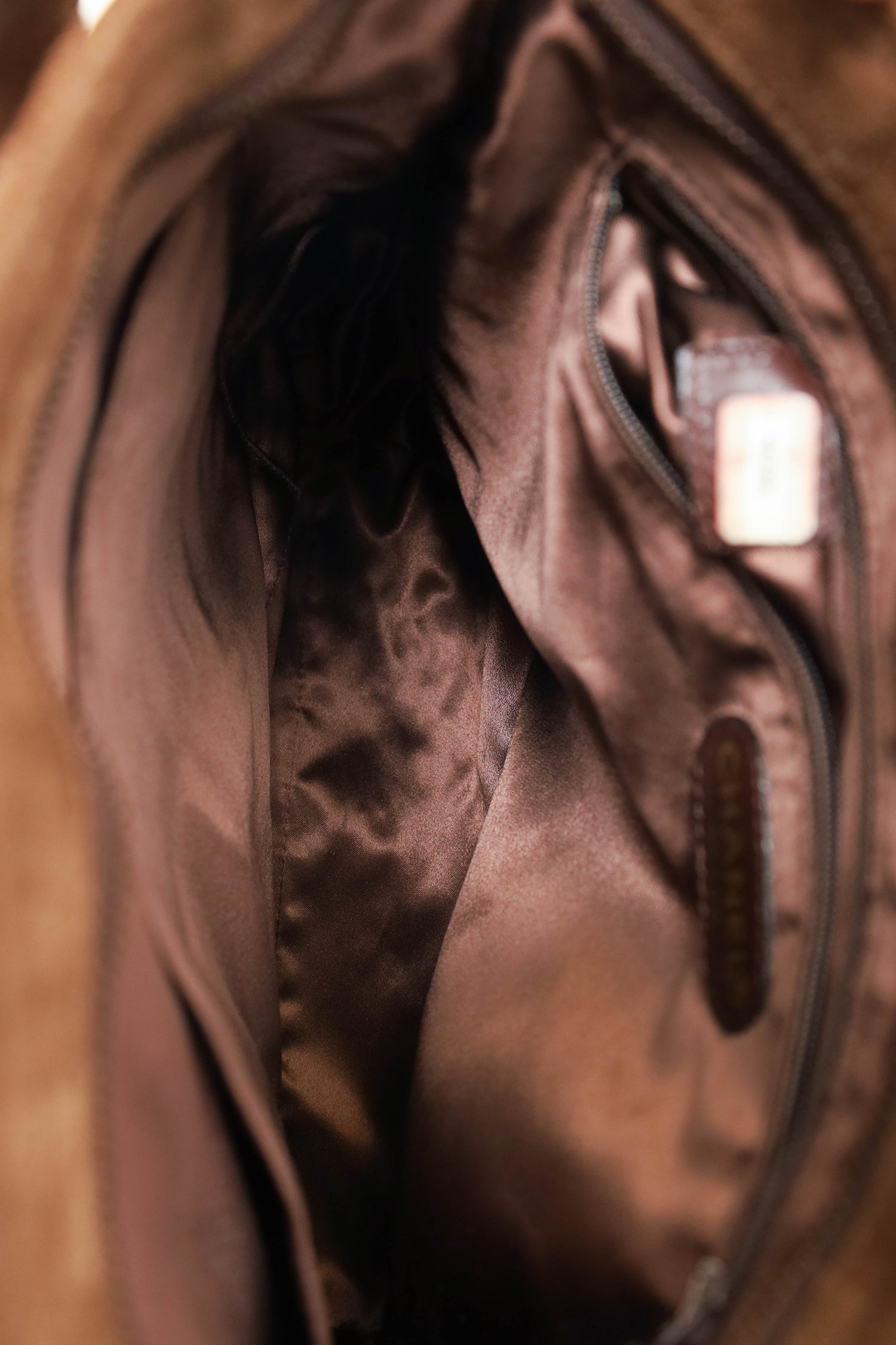 Chanel™ 1997-99 Brown Suede CC Embroidered Tote Bag