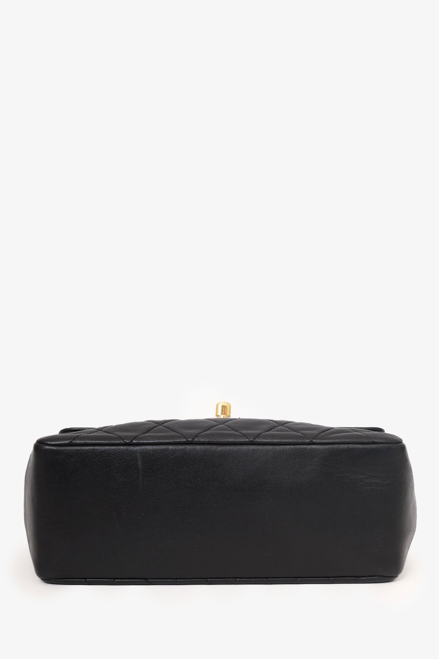 Chanel™ 1991-94 Black Quilted Lambskin Kelly Top Handle Bag