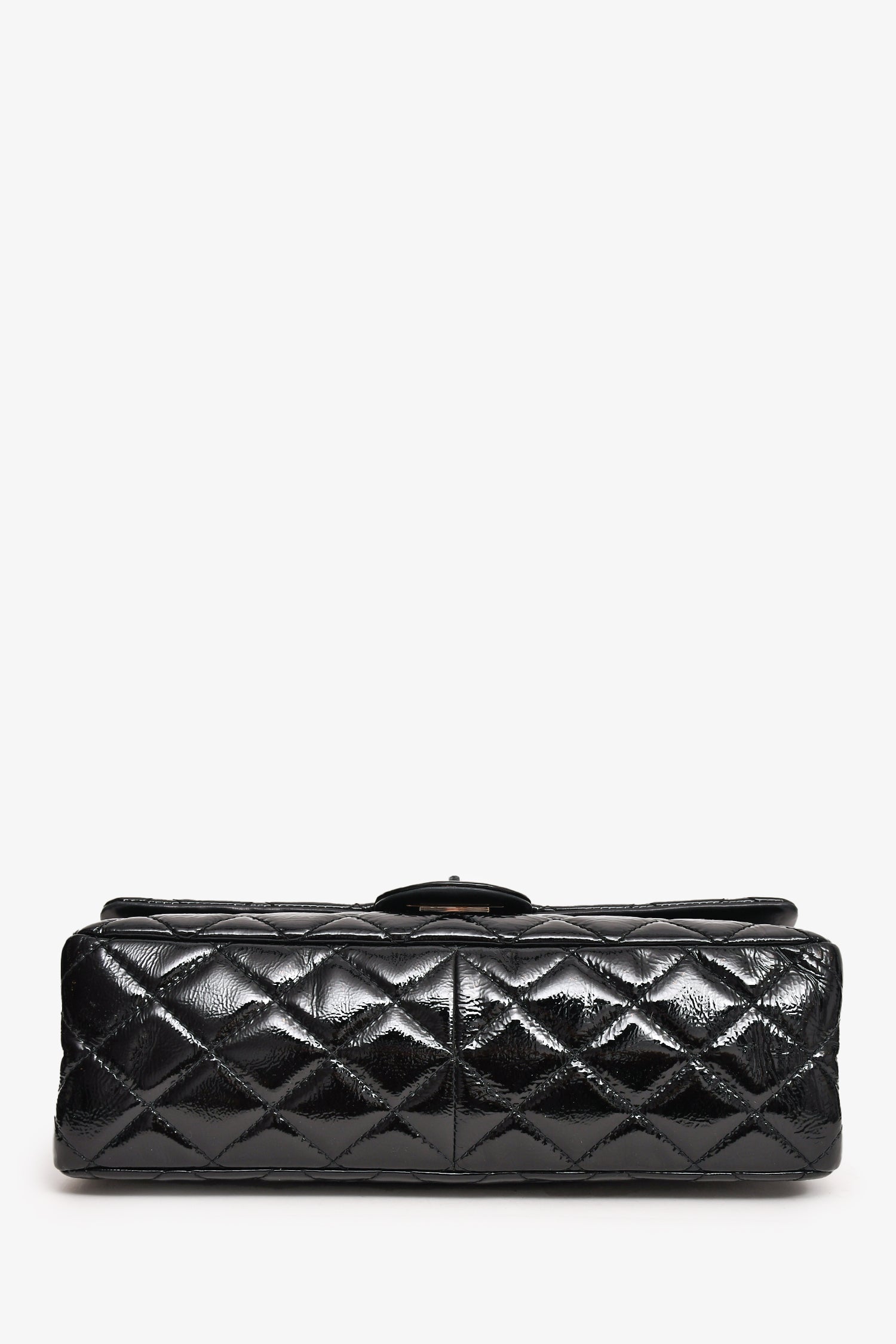 Chanel™ 2010-11 Black Patent Leather 2.55 Large 227 Flap Bag SHW