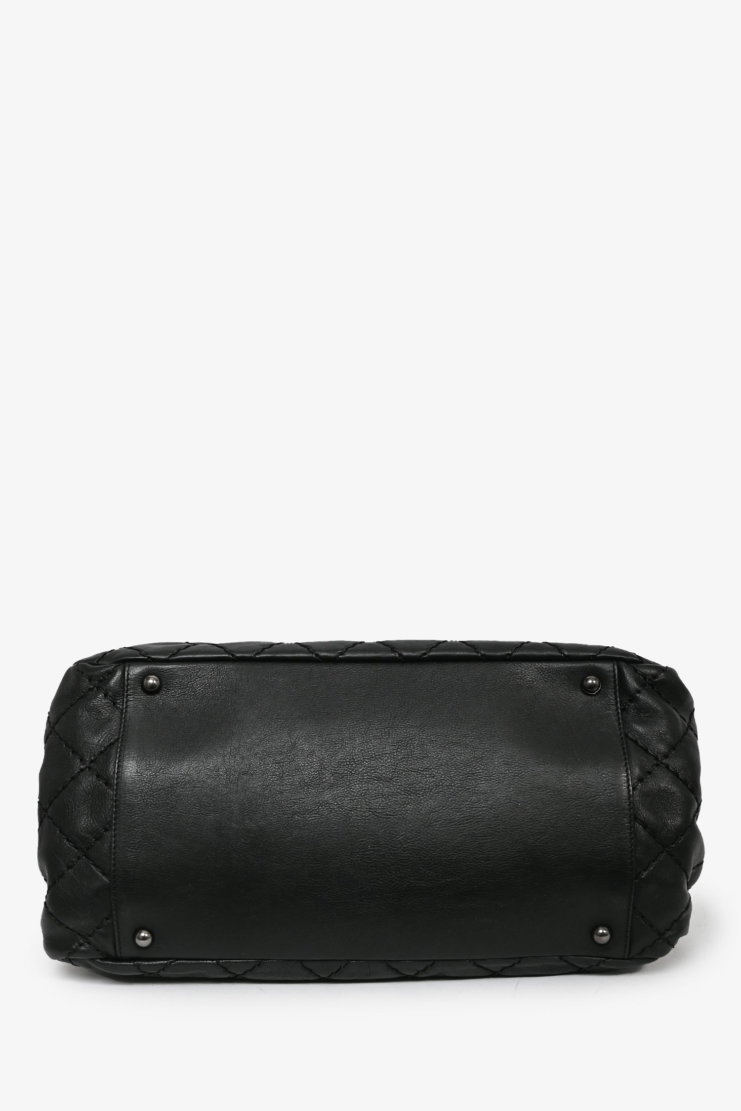 Chanel™ 2012-13 Black Quilted Calfskin Leather CC Flap Shoulder Bag