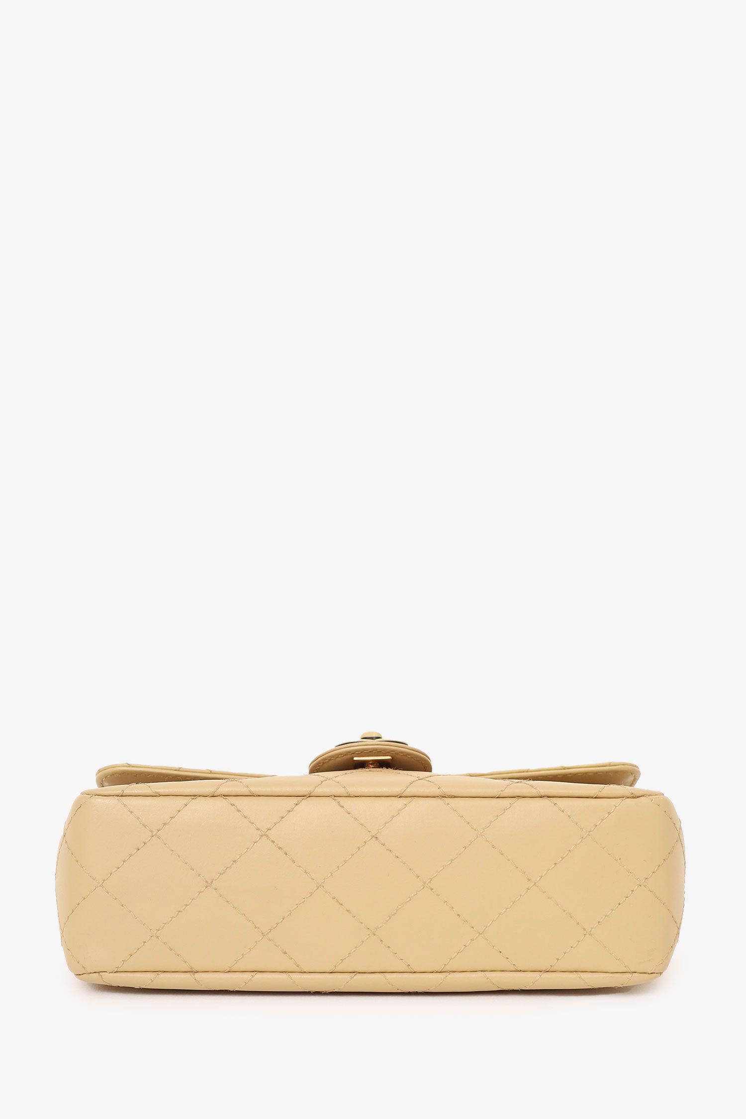 Chanel™ 2000-2002 Cream Quilted Lambskin Mini Flap Bag