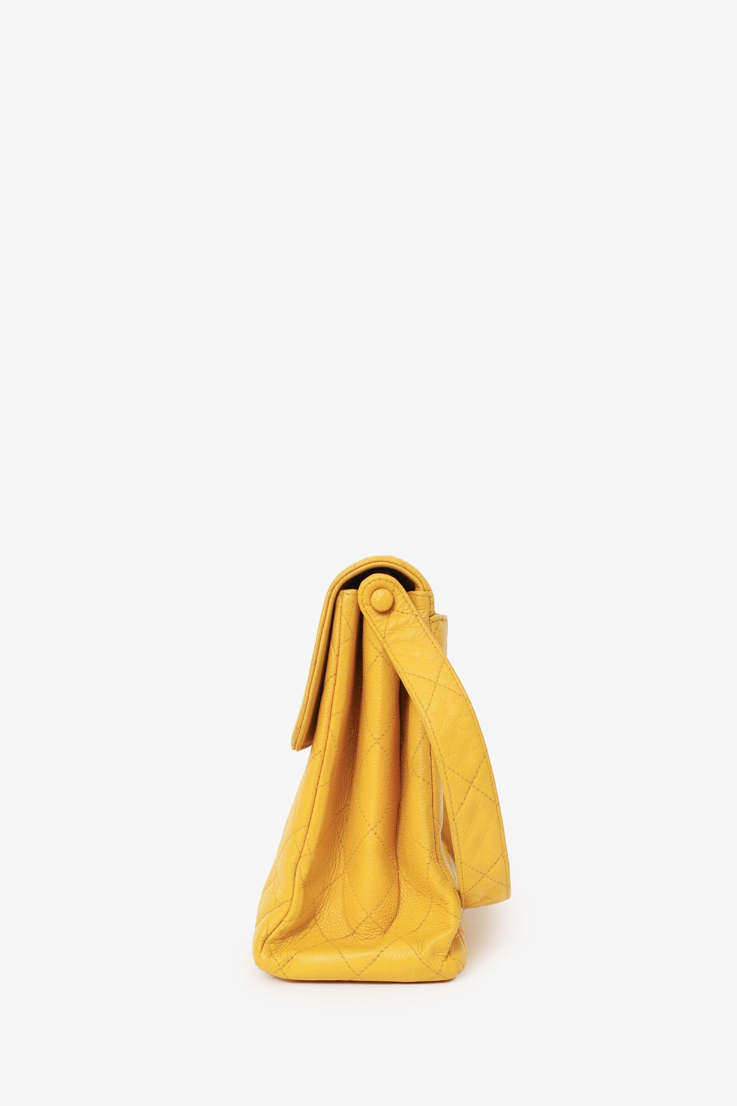 Chanel™ Yellow Caviar Leather CC Shoulder Bag