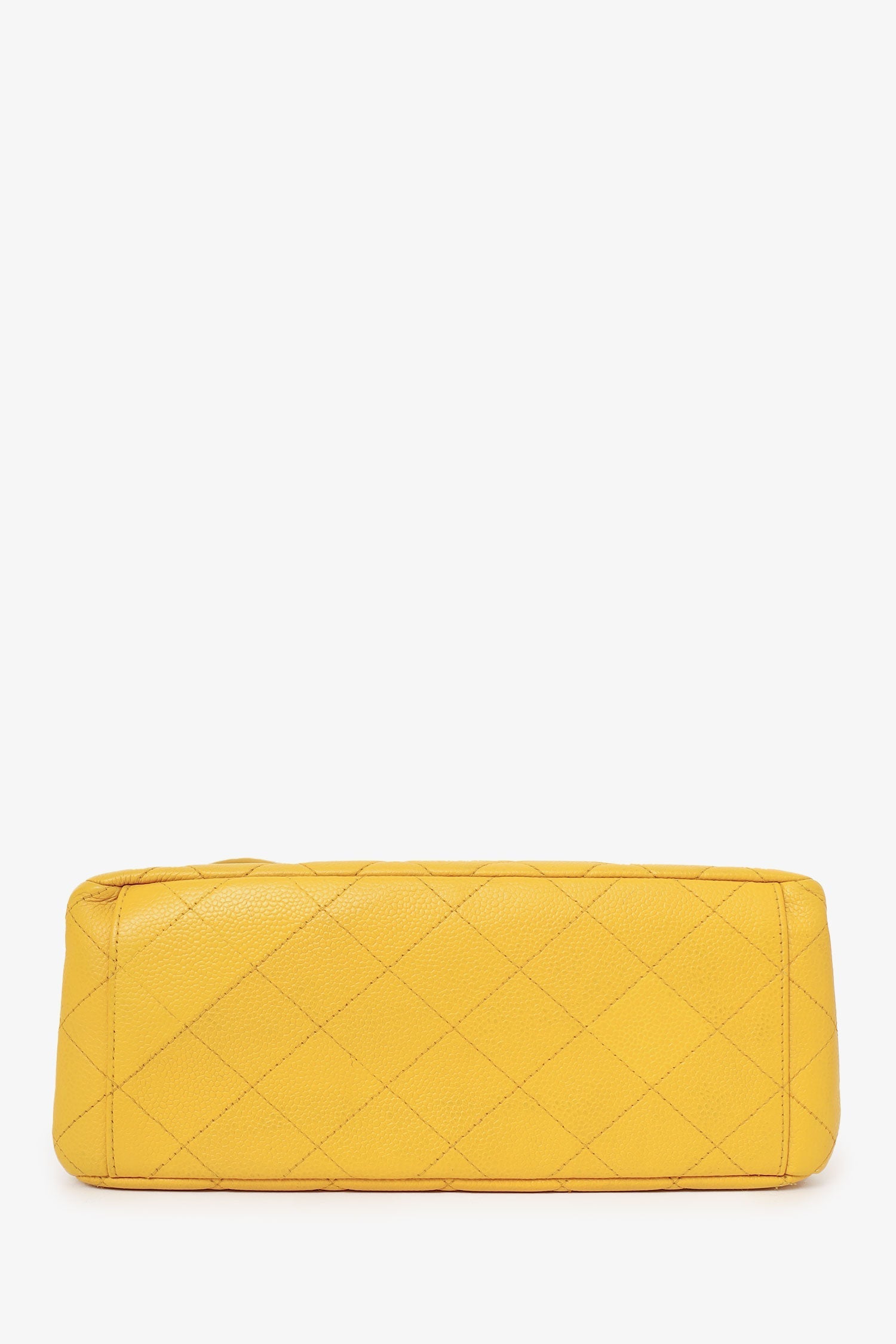 Chanel™ Yellow Caviar Leather CC Shoulder Bag