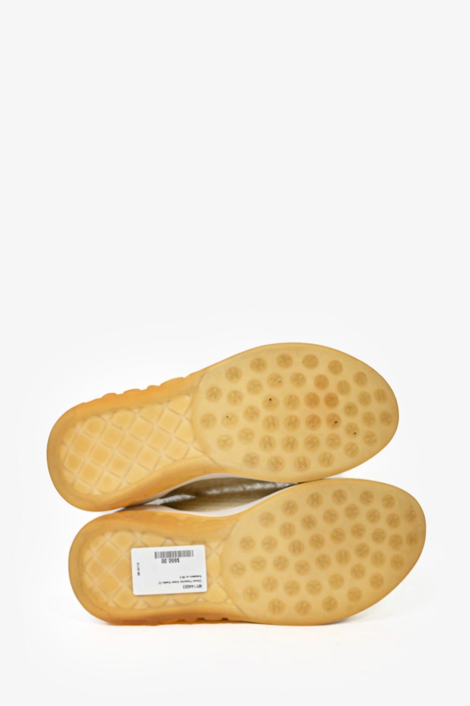 Chanel™ Pistachio Green Suede CC Sneakers Size 38.5