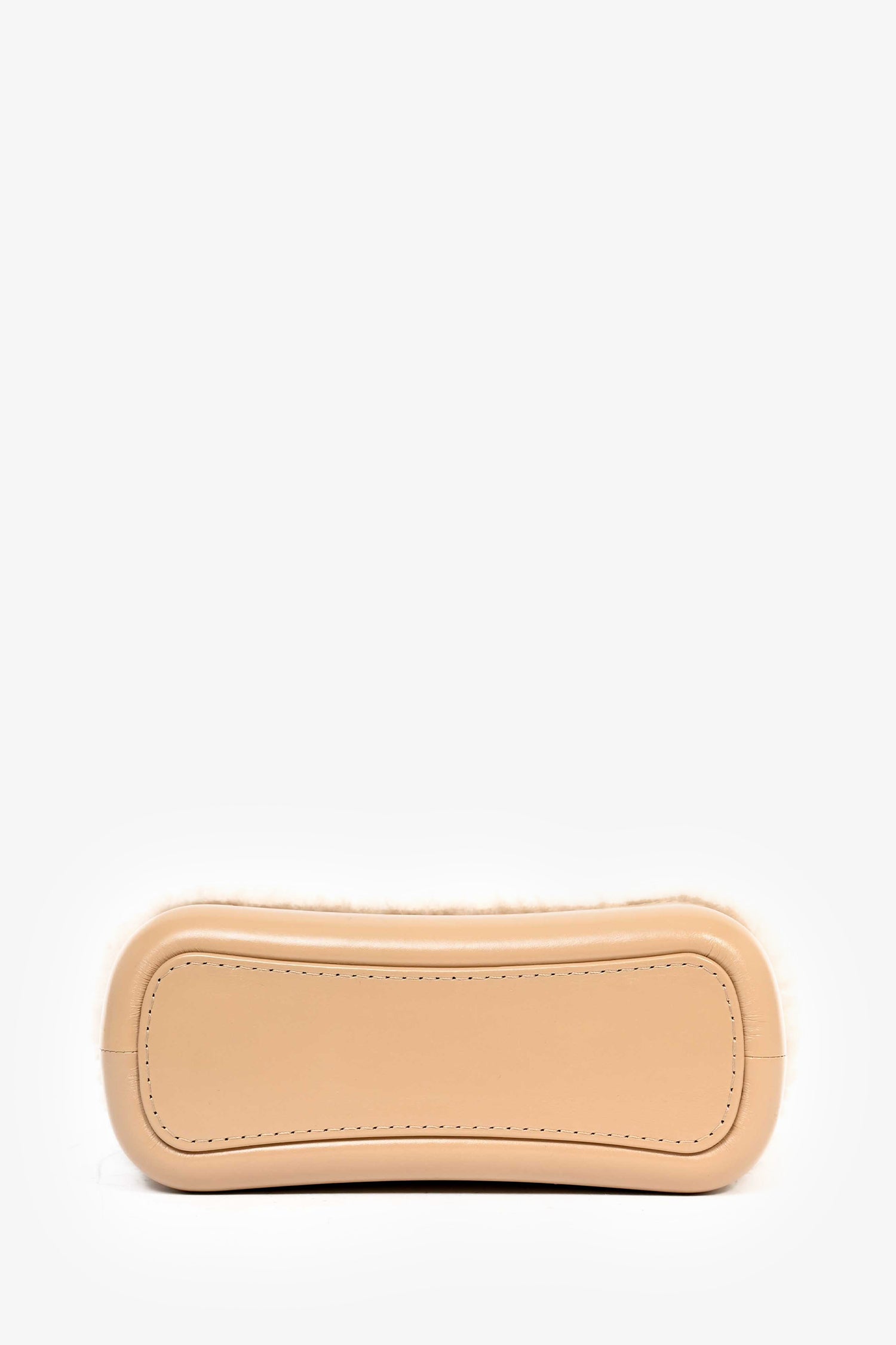 Chanel™ 2017-18 Beige Shearling/Leather Small Gabrielle Crossbody