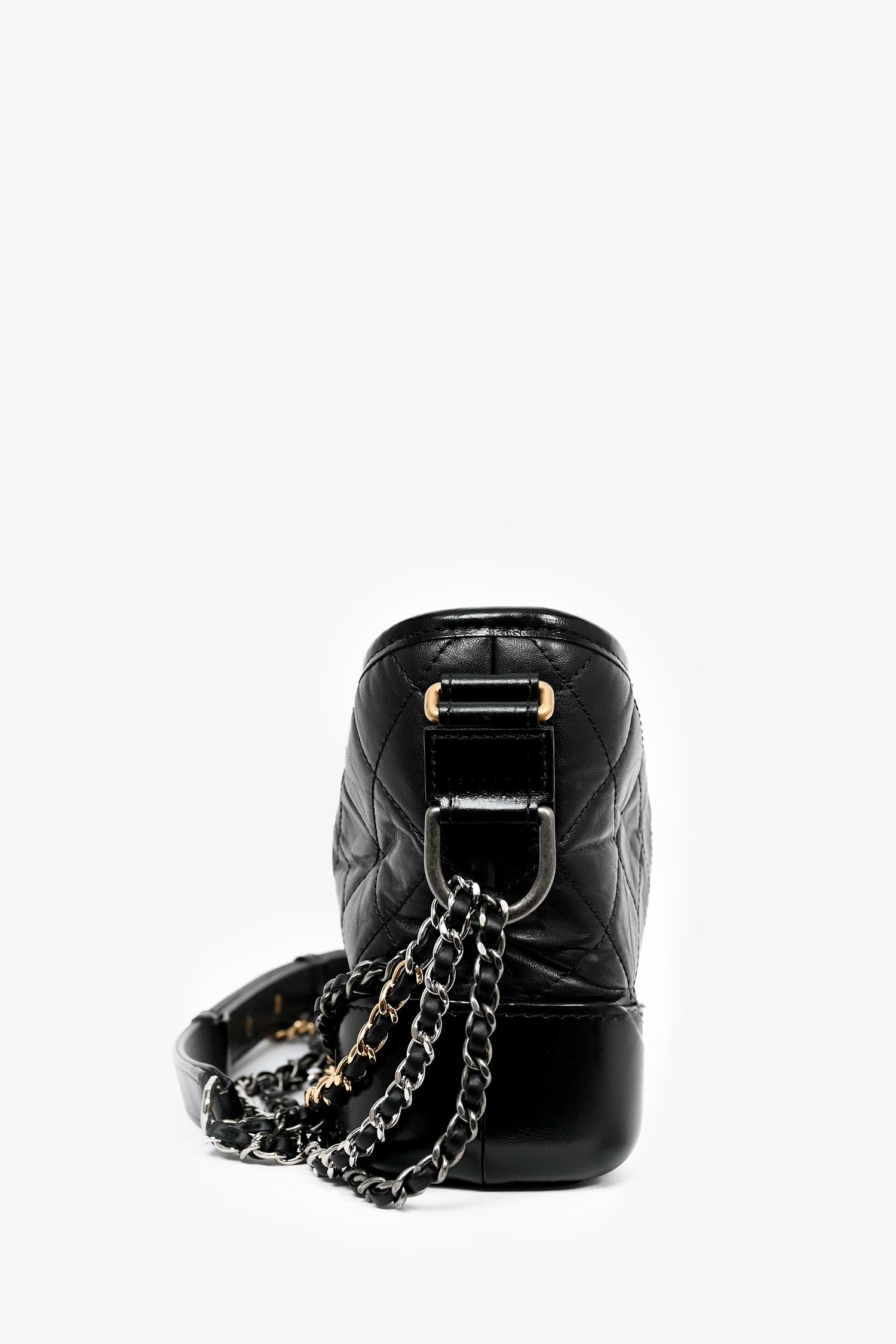 Chanel™ 2019 Black Lambskin Leather Small Gabrielle Bag