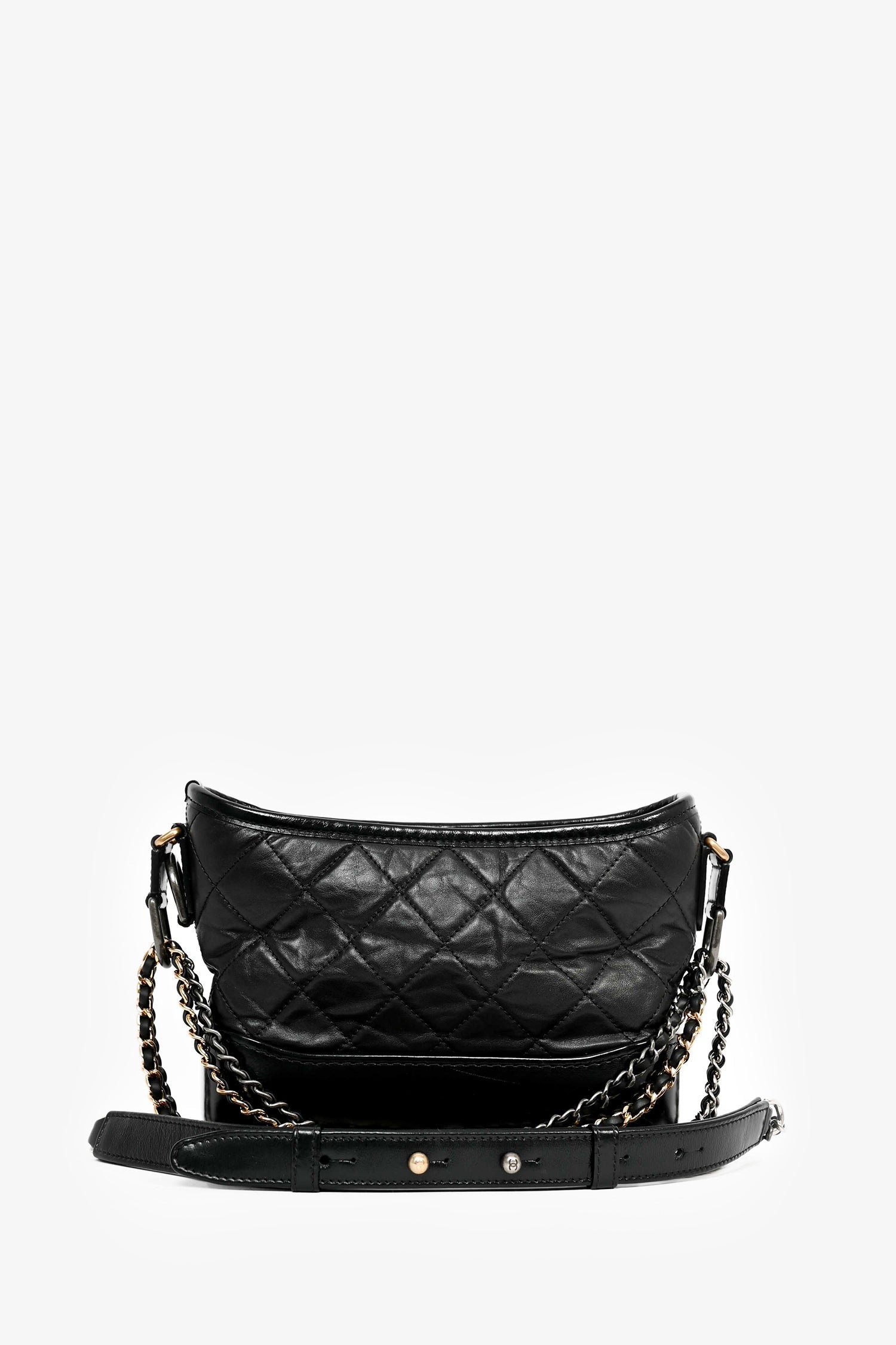 Chanel™ 2019 Black Lambskin Leather Small Gabrielle Bag