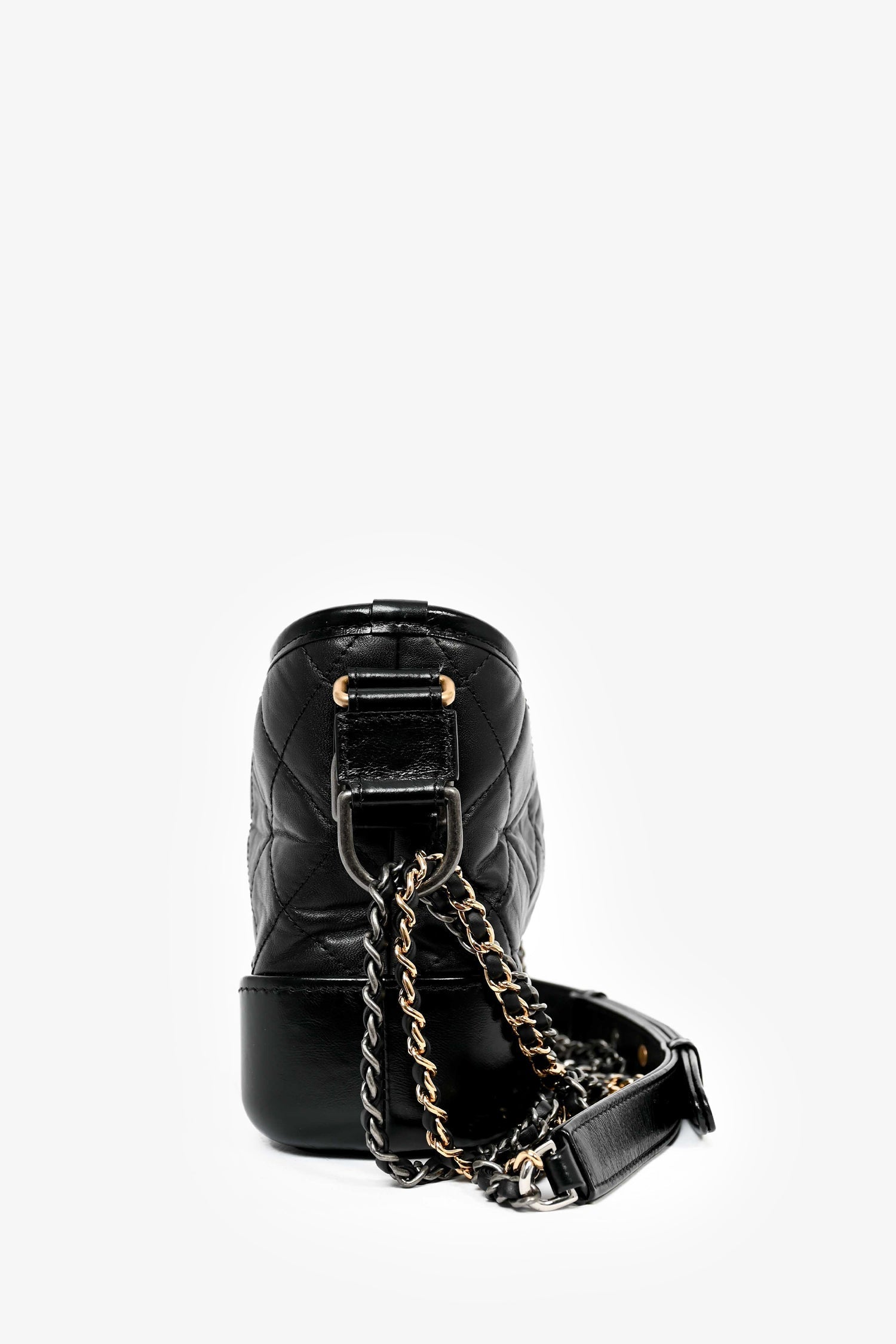 Chanel™ 2019 Black Lambskin Leather Small Gabrielle Bag