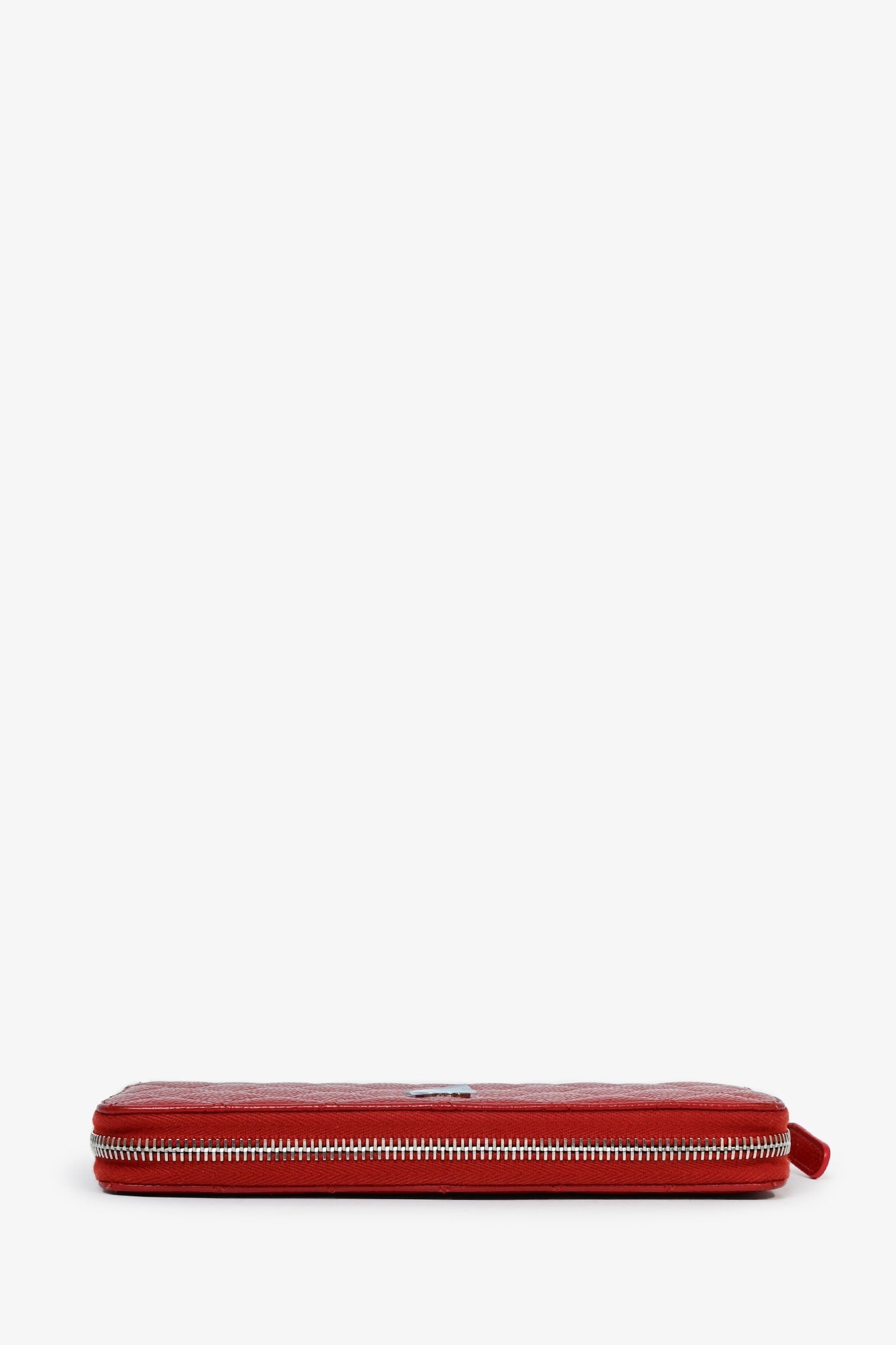 Chanel™ 2016 Red Caviar Long Zip Wallet