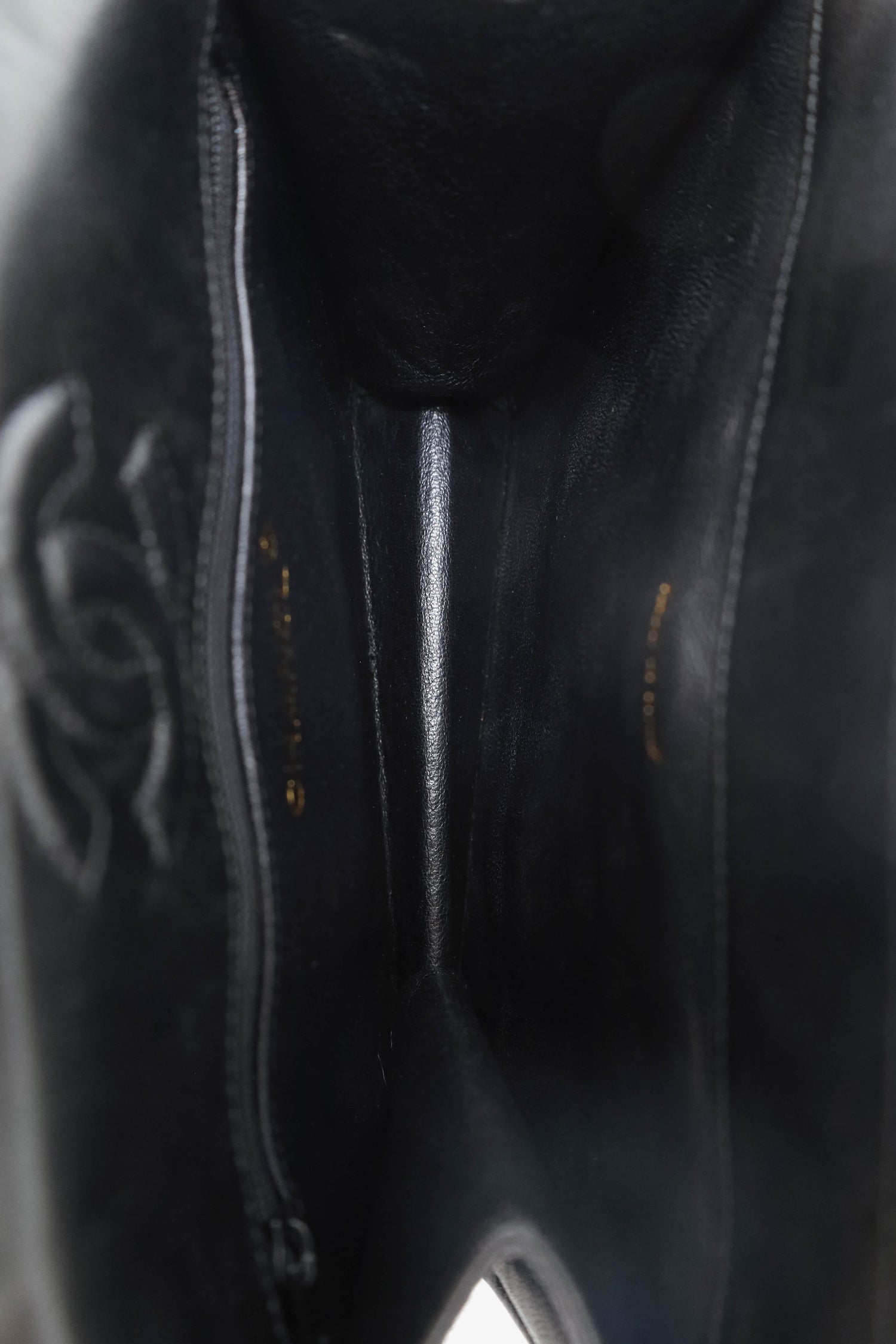 Chanel™ Black Quilted Leather Octagon CC Flap Bag