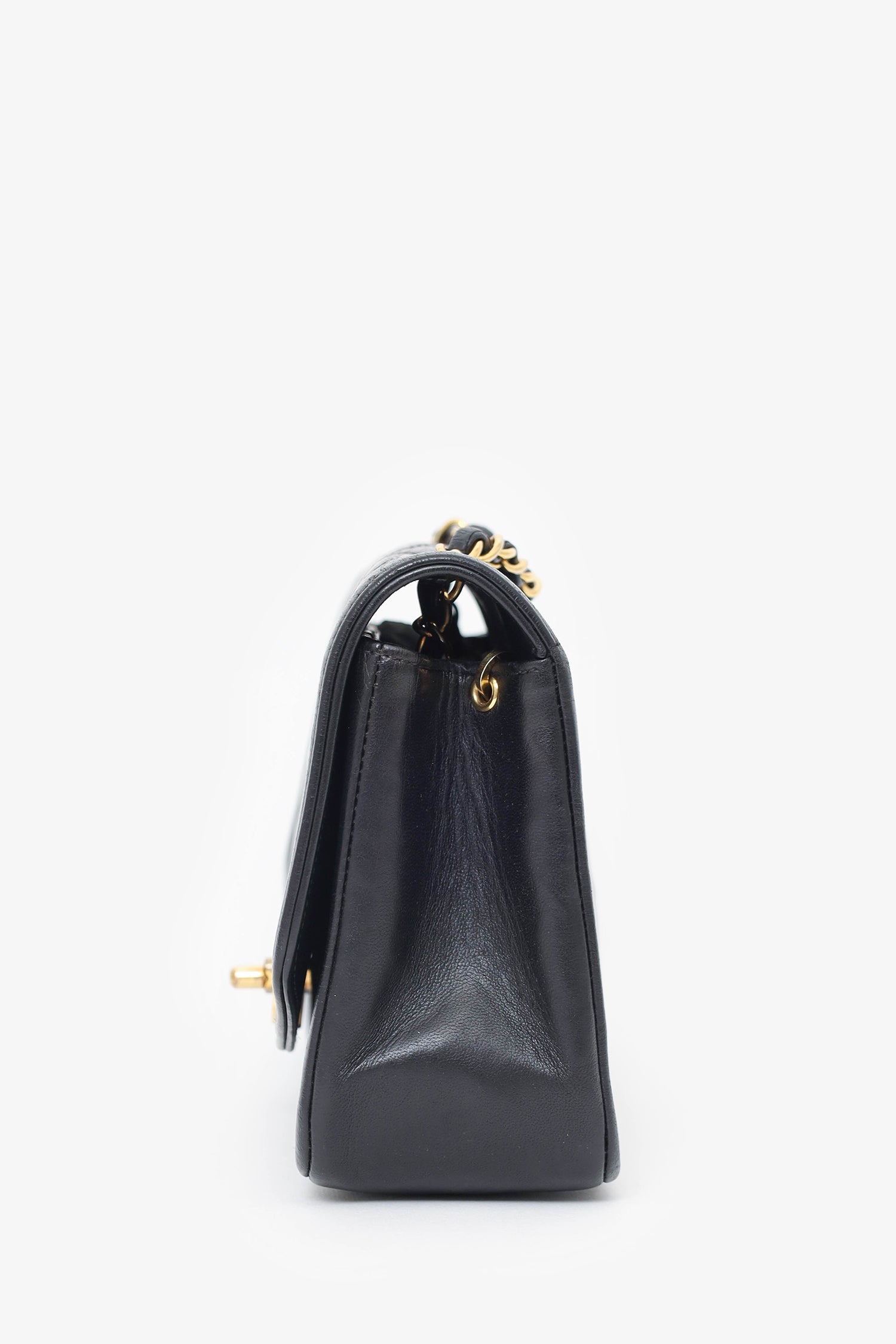 Chanel™ Black Lambskin Small Diana Flap Bag