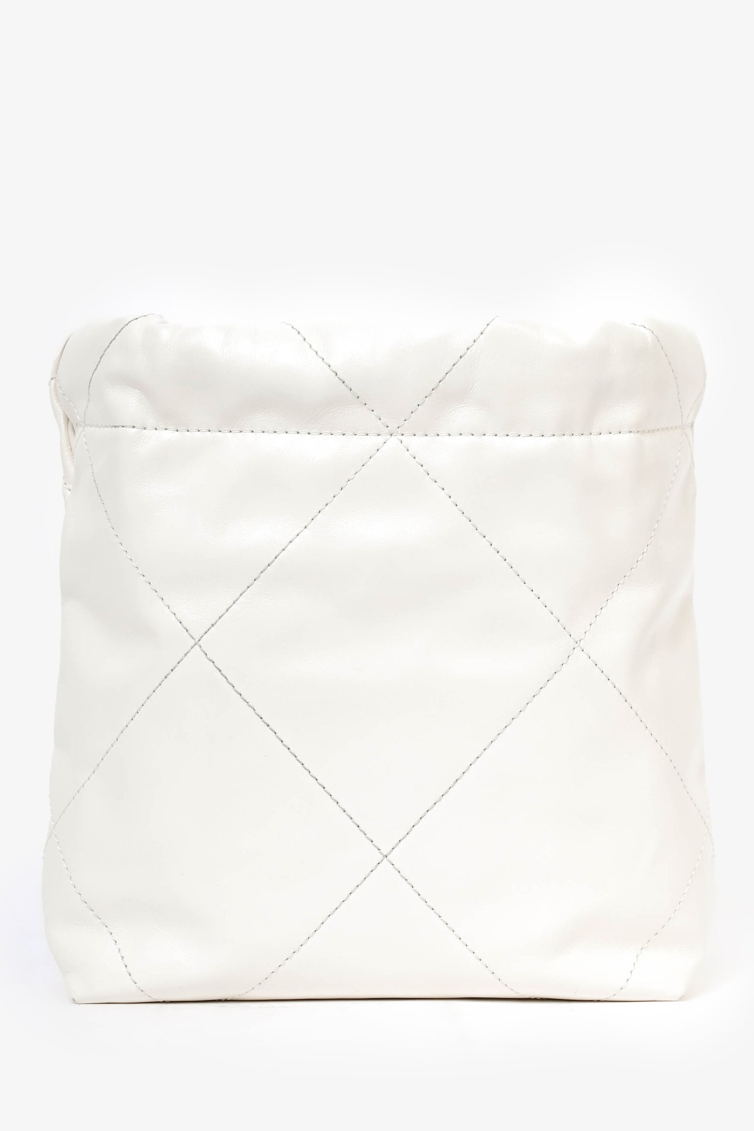 Chanel™ 22 White Lambskin Mini Hobo