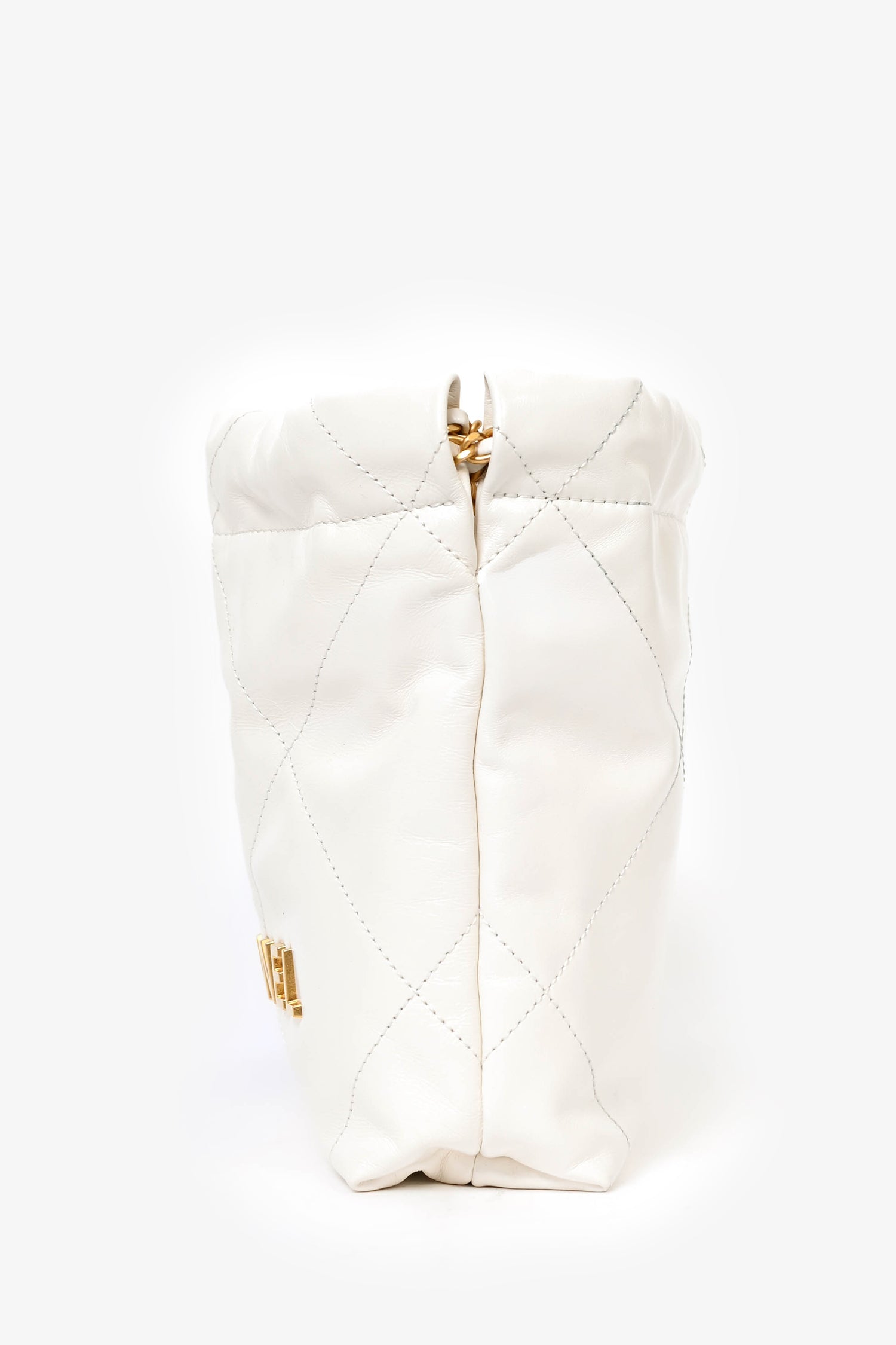 Chanel™ 22 White Lambskin Mini Hobo