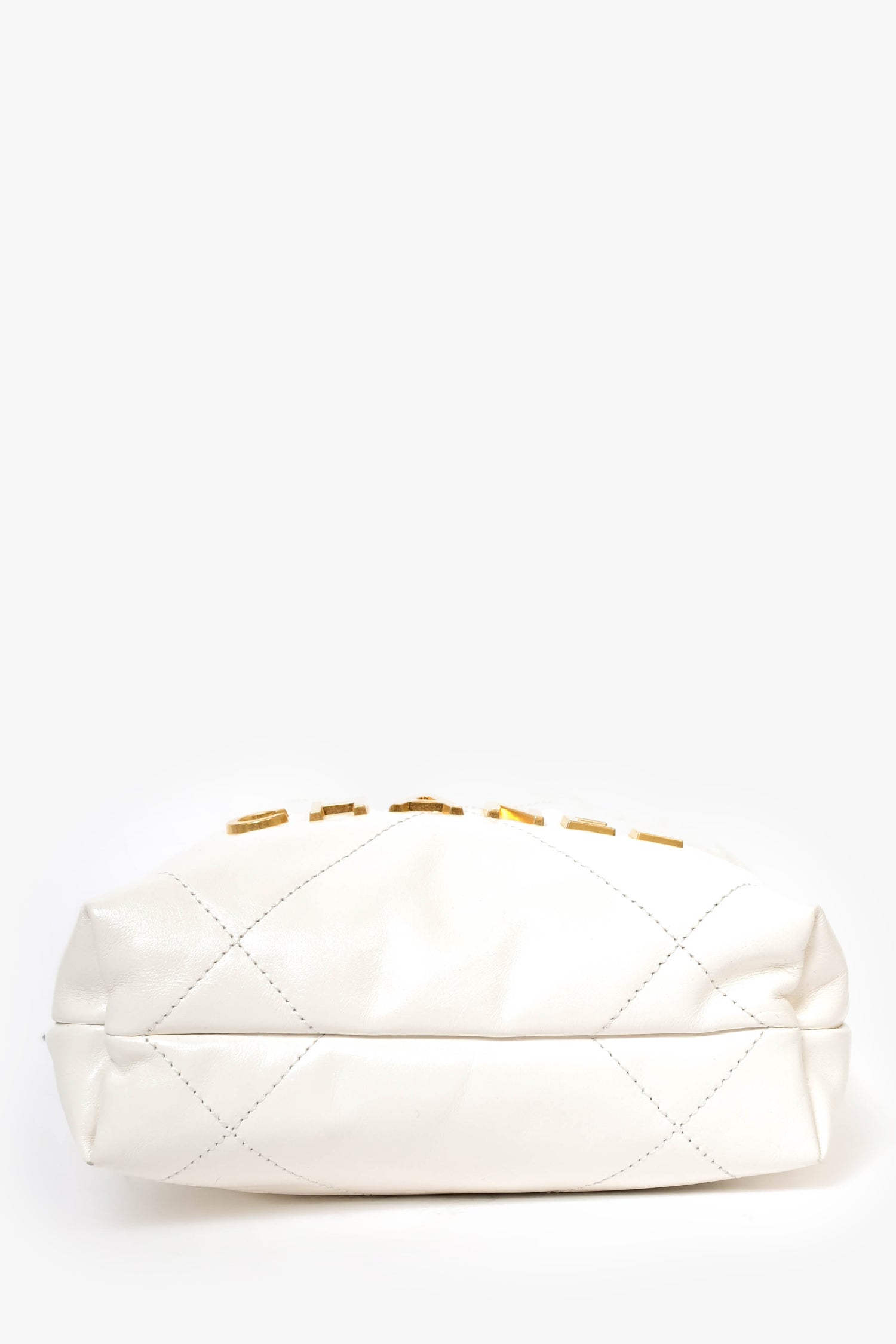 Chanel™ 22 White Lambskin Mini Hobo